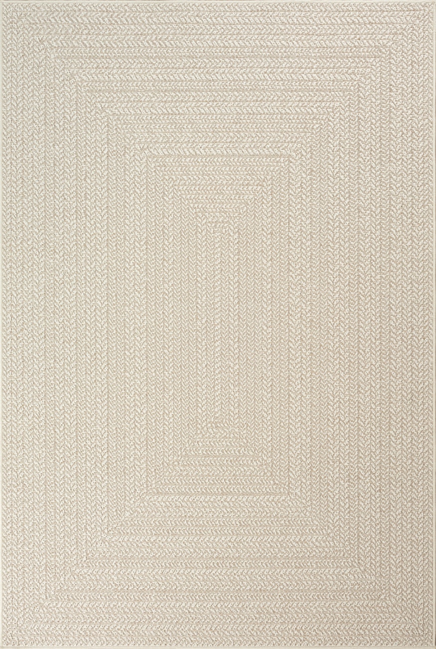 the carpet Outdoorteppich »Kansas«, rechteckig, 1 mm Höhe, moderner robuster In und Outdoor Teppich Jute Look