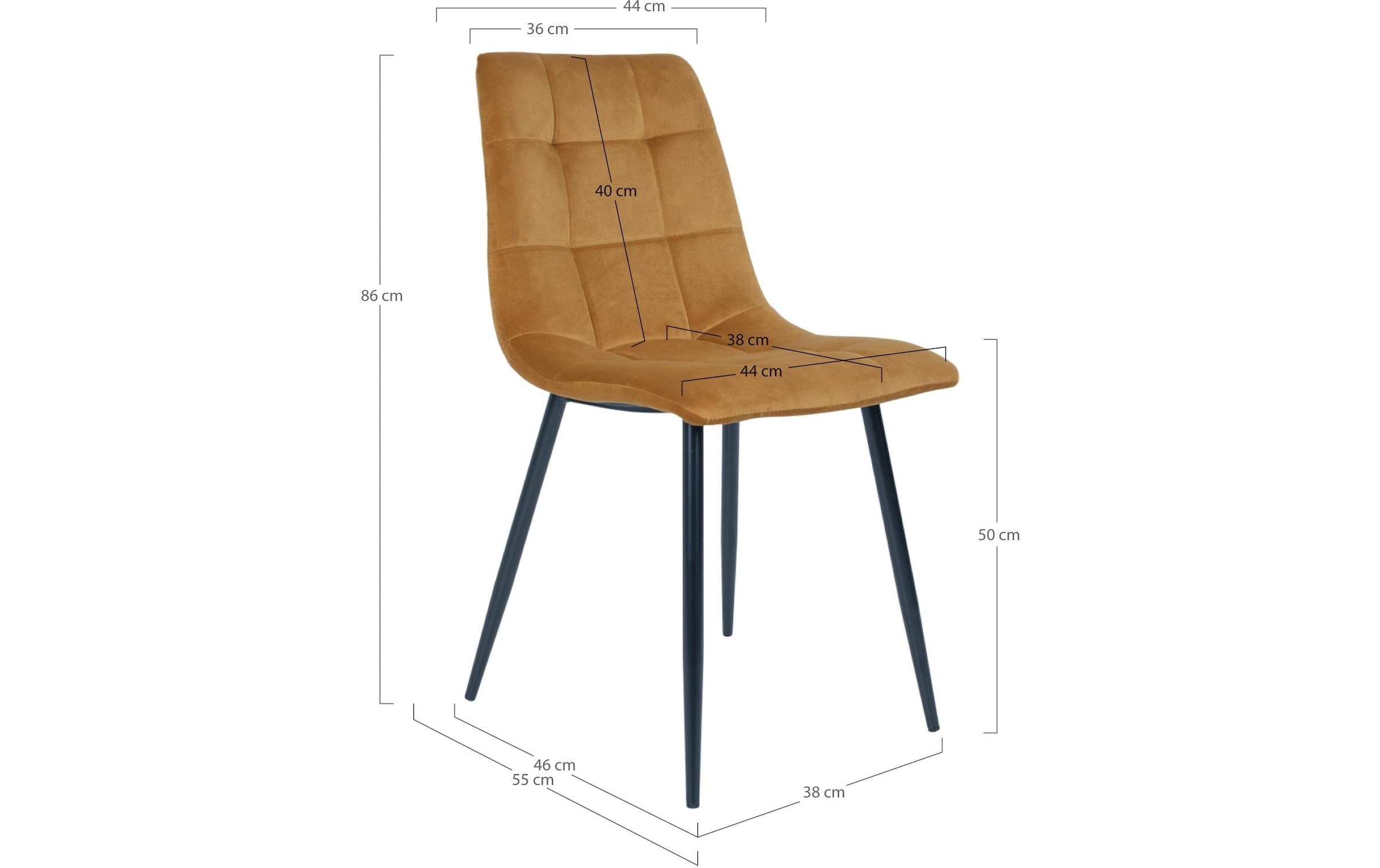 House Nordic Stuhl »House Nordic Stuhl Middelfart 2er-Set«