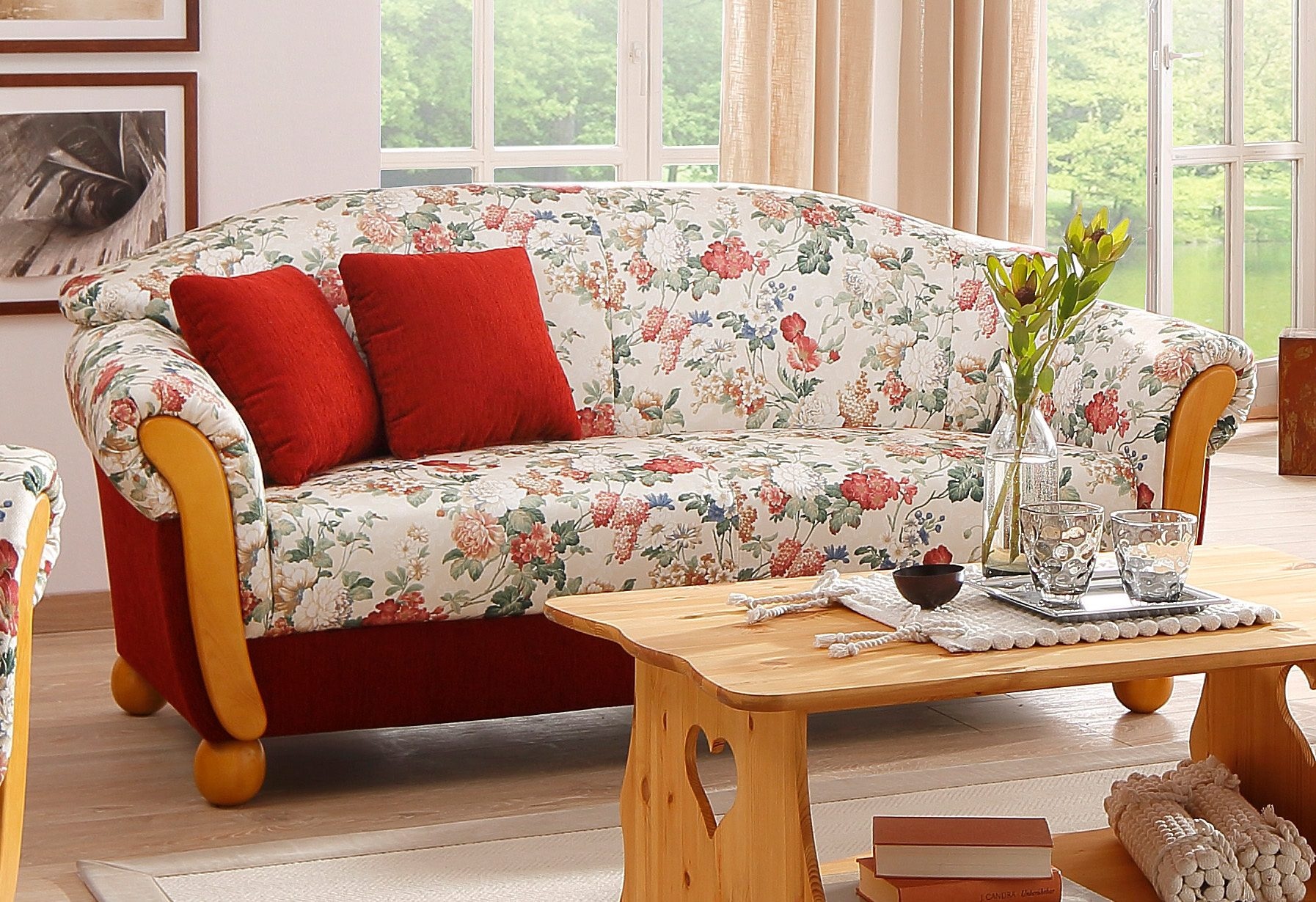 Image of Home affaire 2-Sitzer "Milano, bequem durch Federkern, kompakte Stellmasse: Breite 159cm"