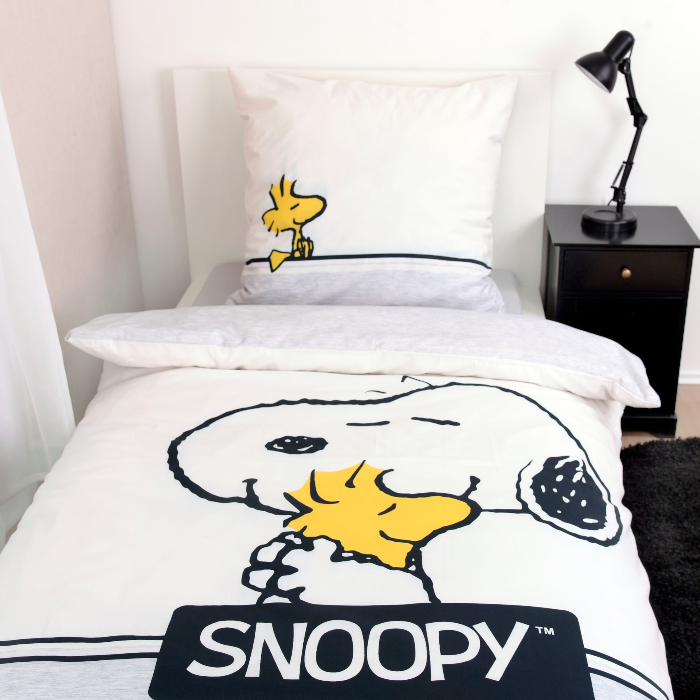 Peanuts Bettwäsche »Peanuts« 2 Stk. mit tollem Motiv