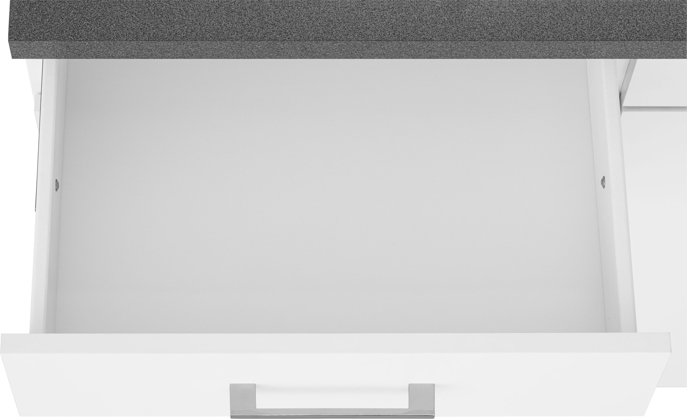 KOCHSTATION Kitchenette »KS-Paris – Küchen mit einzigartigen Fotomotiven auf den Fronten« largeur 280 cm, option appareils électriques et induction