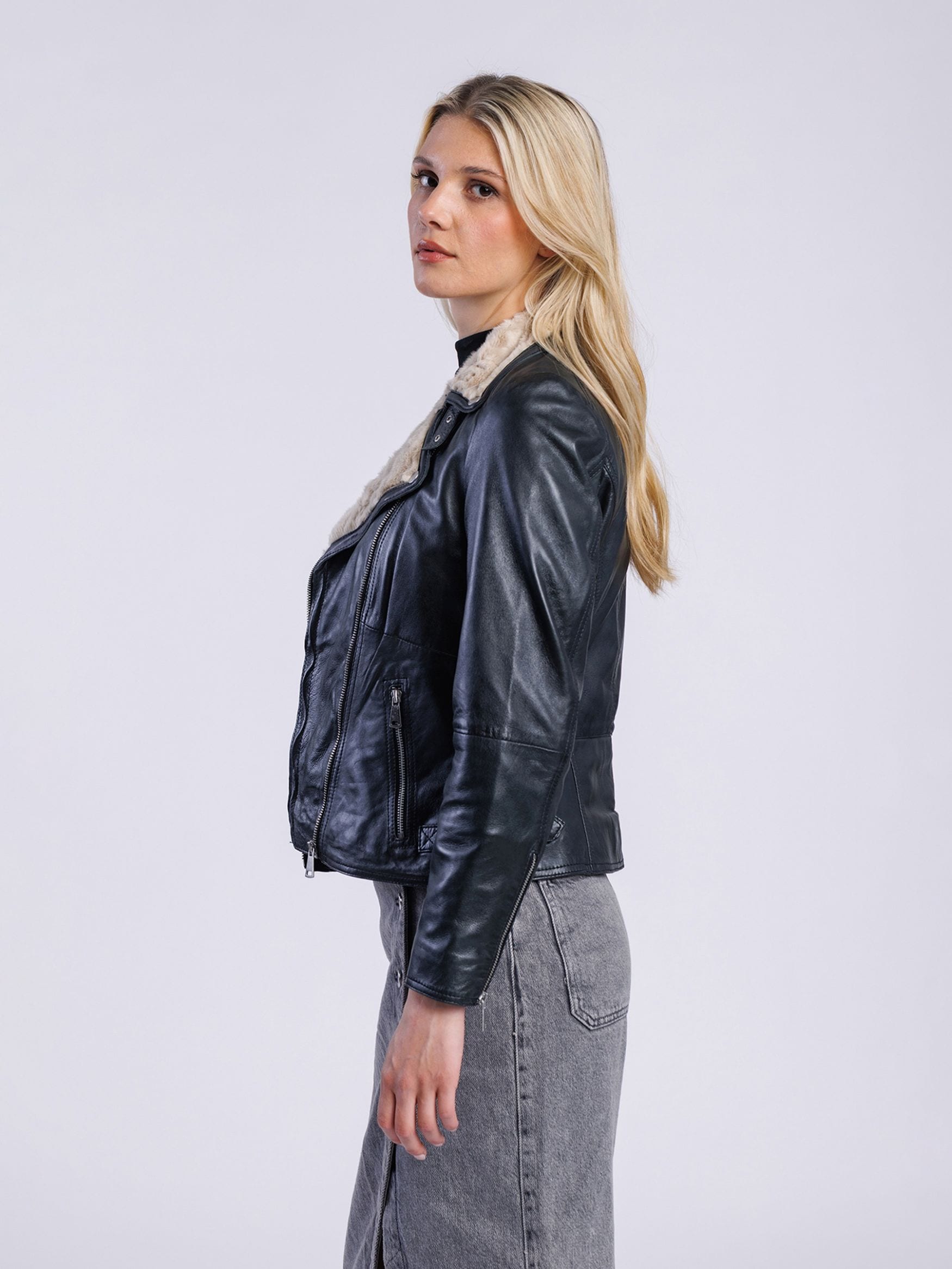 Freaky Nation Bikerjacke »Winter Biker Princess«