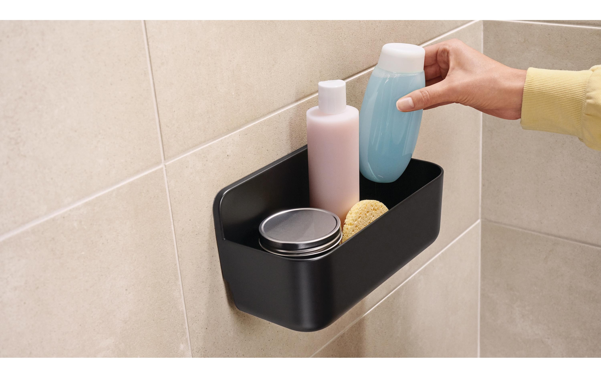 tesa Duschablage »Lavaa S, Schwarz«