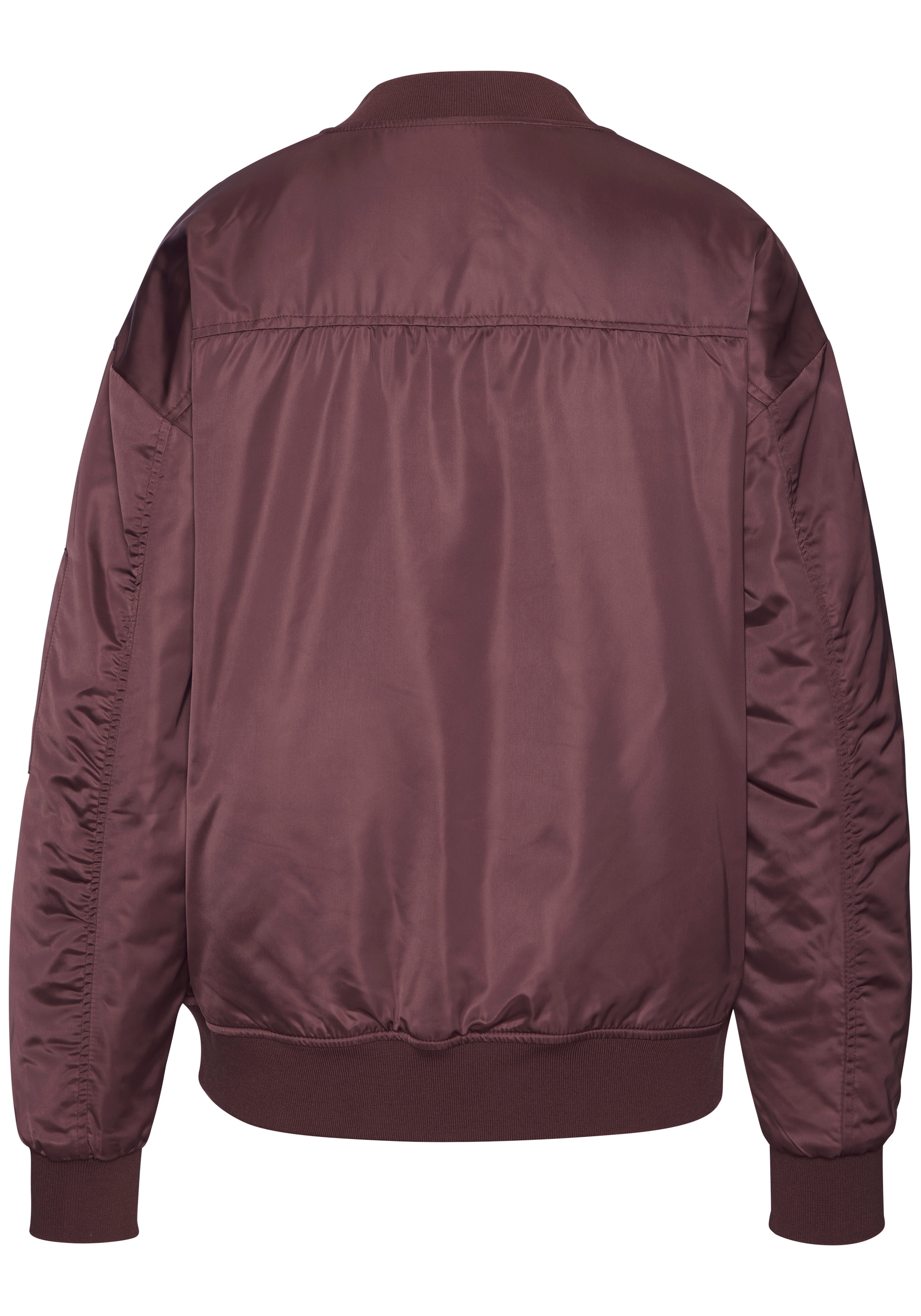 Buffalo Veste réversible mit Uni/Leoprint, Bomberjacke, modisch