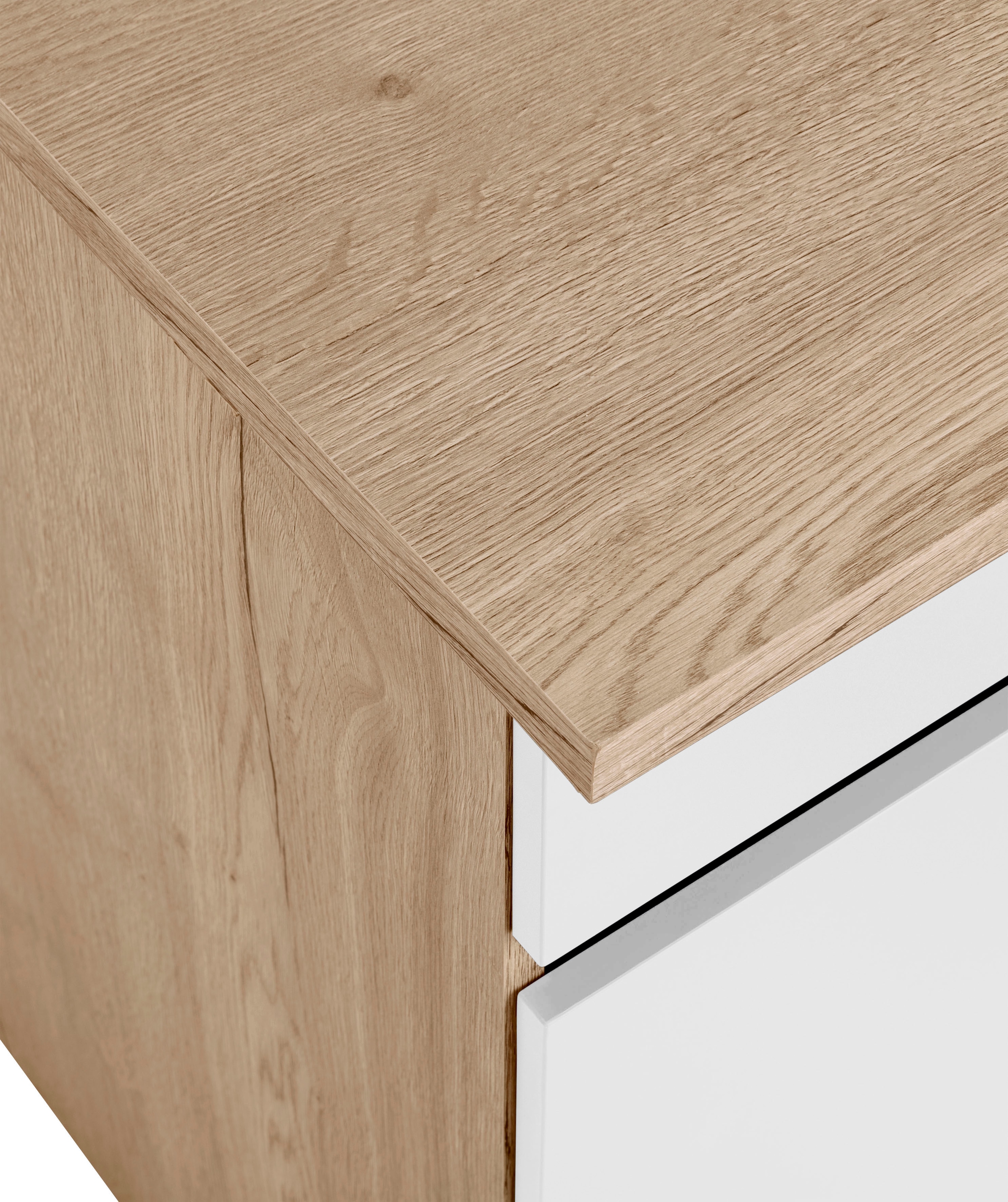 OPTIFIT Kitchenette »Roth« Breite 210 cm, wahlweise mit E-Geräten, Push-to-Open-Funktion