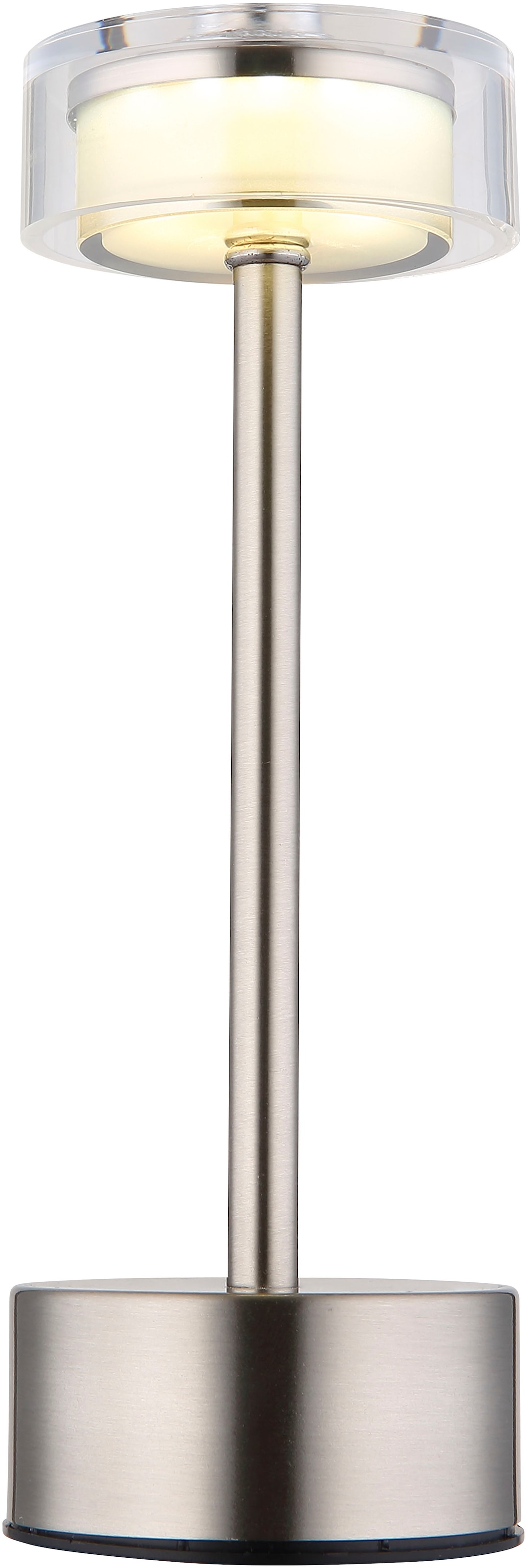 GLOBO LIGHTING LED Tischleuchte »SHIRA« LED-Modul 1 Stk. warmweiss - kaltweiss Akkutischleuchte, Touchdimmer, Lichttemperaturwechsel