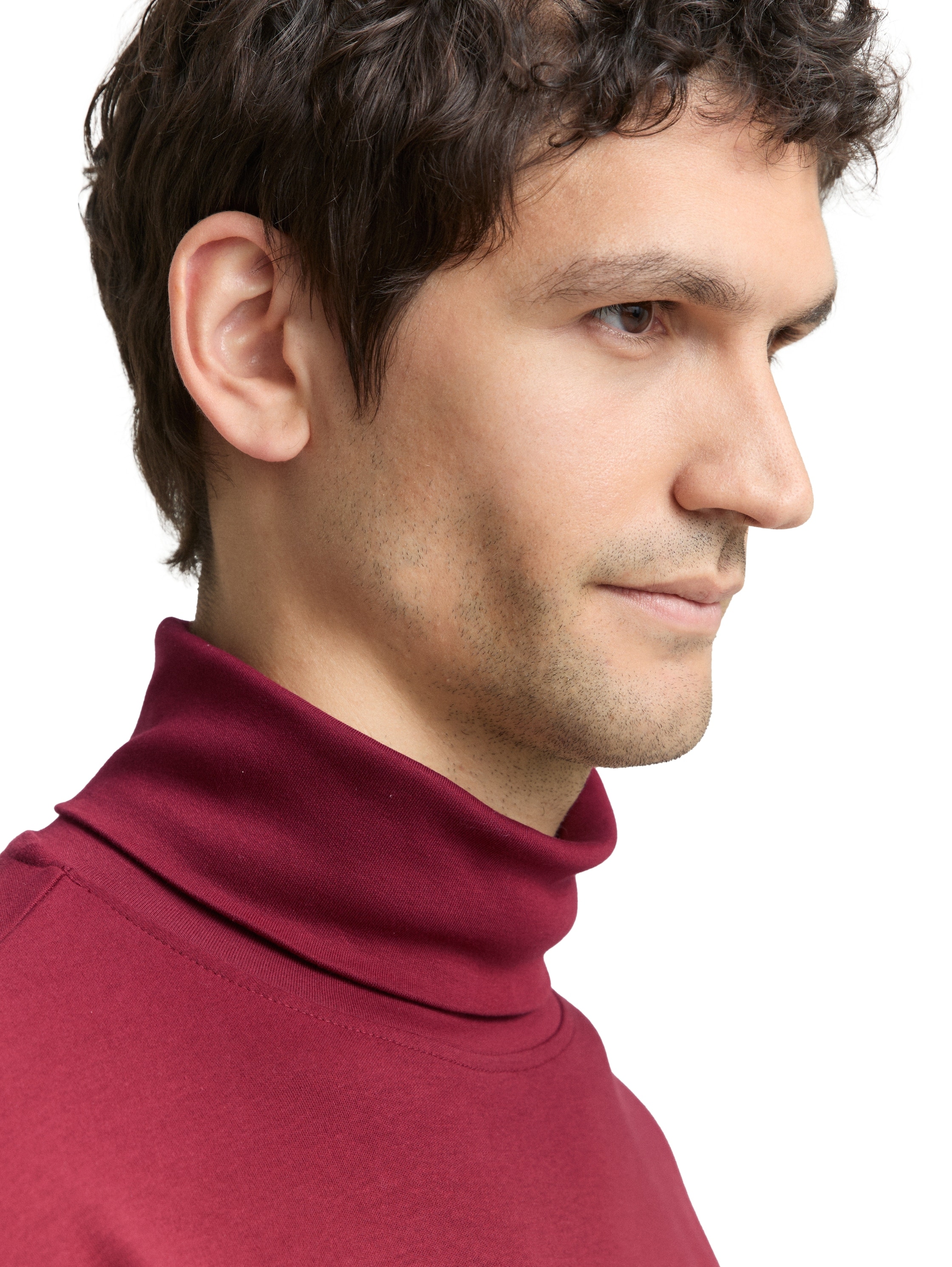 TOM TAILOR T-shirt à manches longues mit Rollkragen