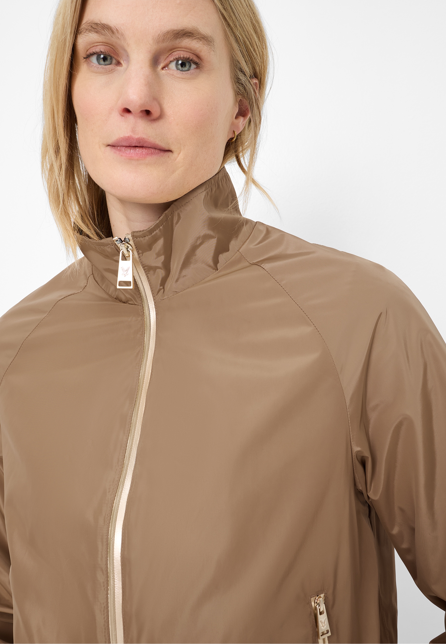 Fuchs Schmitt Blouson Umschlagkragen, Regular Fit, leicht glänzende Qualität