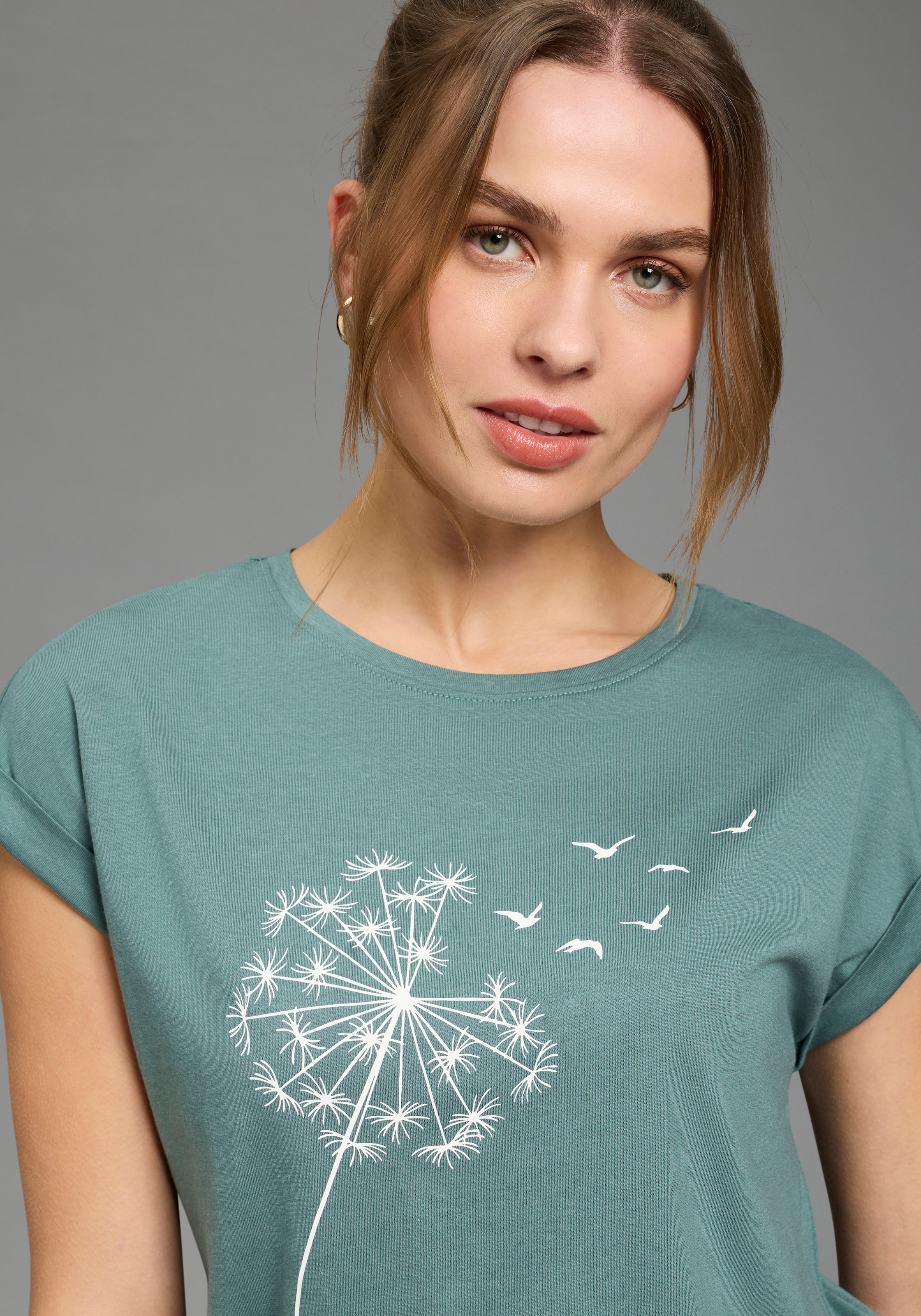 KangaROOS Robe t-shirt figurumspielendes Kleid, für Casualmode und Streetwear, Kurzarm