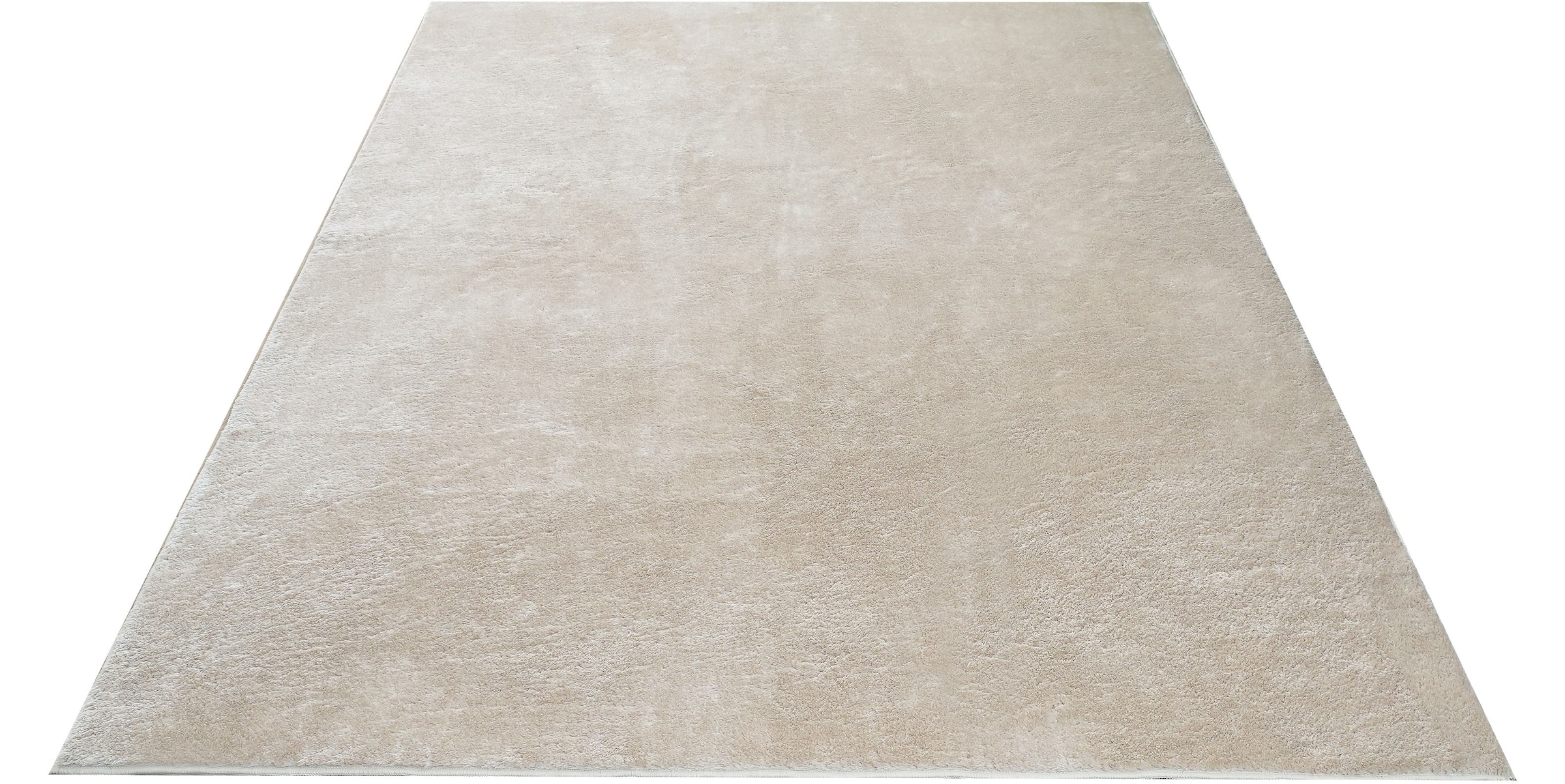 my home Teppich »Cali, weich, modern, waschbar« rechteckig 16 mm Höhe Uni-Farben, kuschelig, & weich, Wohnzimmer, Schlafzimmer, Esszimmer