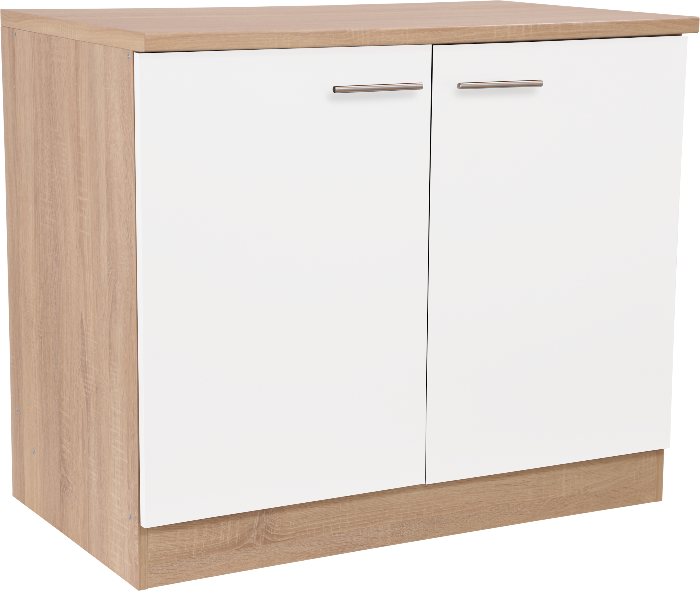 RESPEKTA Meuble évier »Merle« Breite 100 cm, mit Soft-Close Funktion, Stangengriffe aus Metall