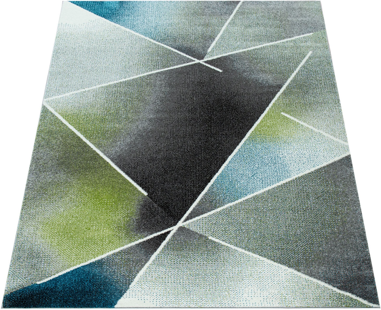 Image of Paco Home Teppich »ECE 931«, rechteckig, 9 mm Höhe, Kurzflor, modernes Design, ideal im Wohnzimmer & Schlafzimmer bei Ackermann Versand Schweiz