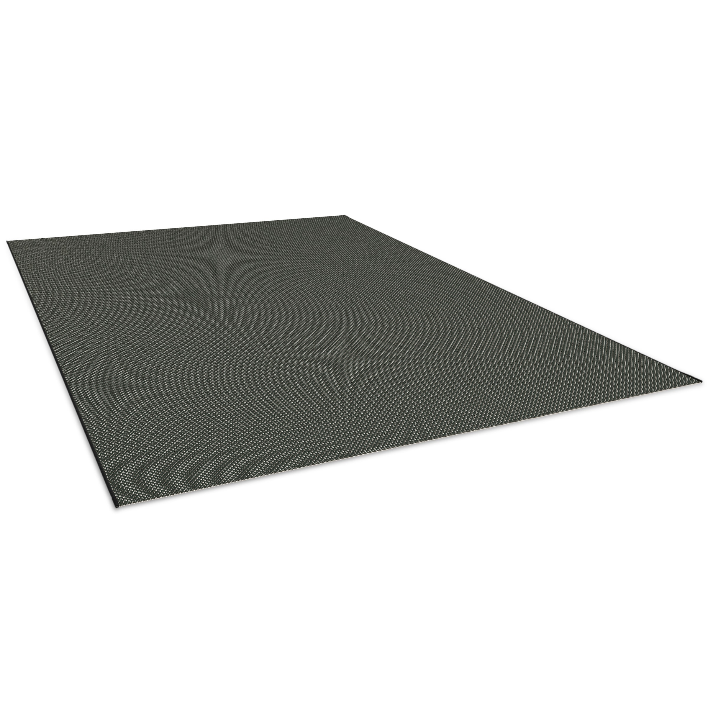 Primaflor-Ideen in Textil Teppich »Outdoorteppich ELDORADO Nero« rechteckig 4 mm Höhe Flachgewebe, meliert, In- und Outdoor geeignet, wasserfest
