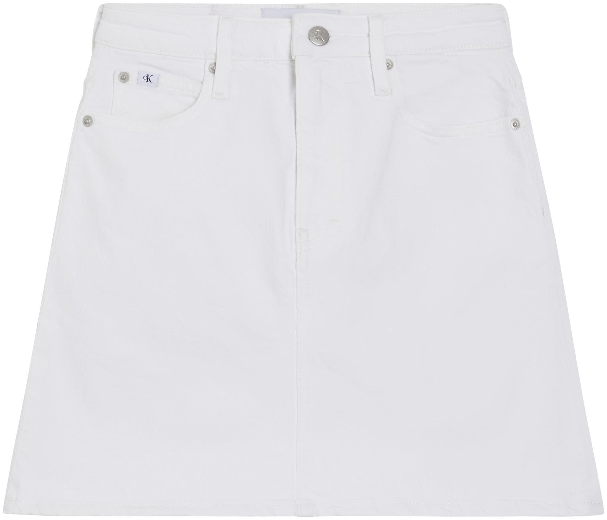 Calvin Klein Jeans Midirock »HR A-LINE MINI SKIRT«, im 5-Pocket-Style