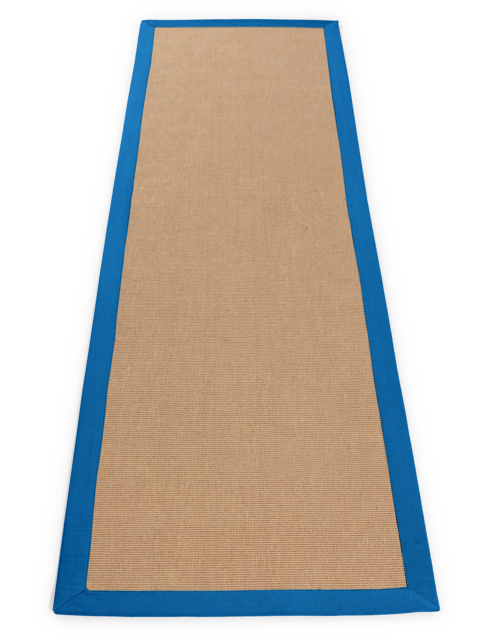 carpetfine Sisalteppich »Sisal«, rechteckig, 5 mm Höhe, mit farbiger Bordüre, Anti Rutsch Rückseite