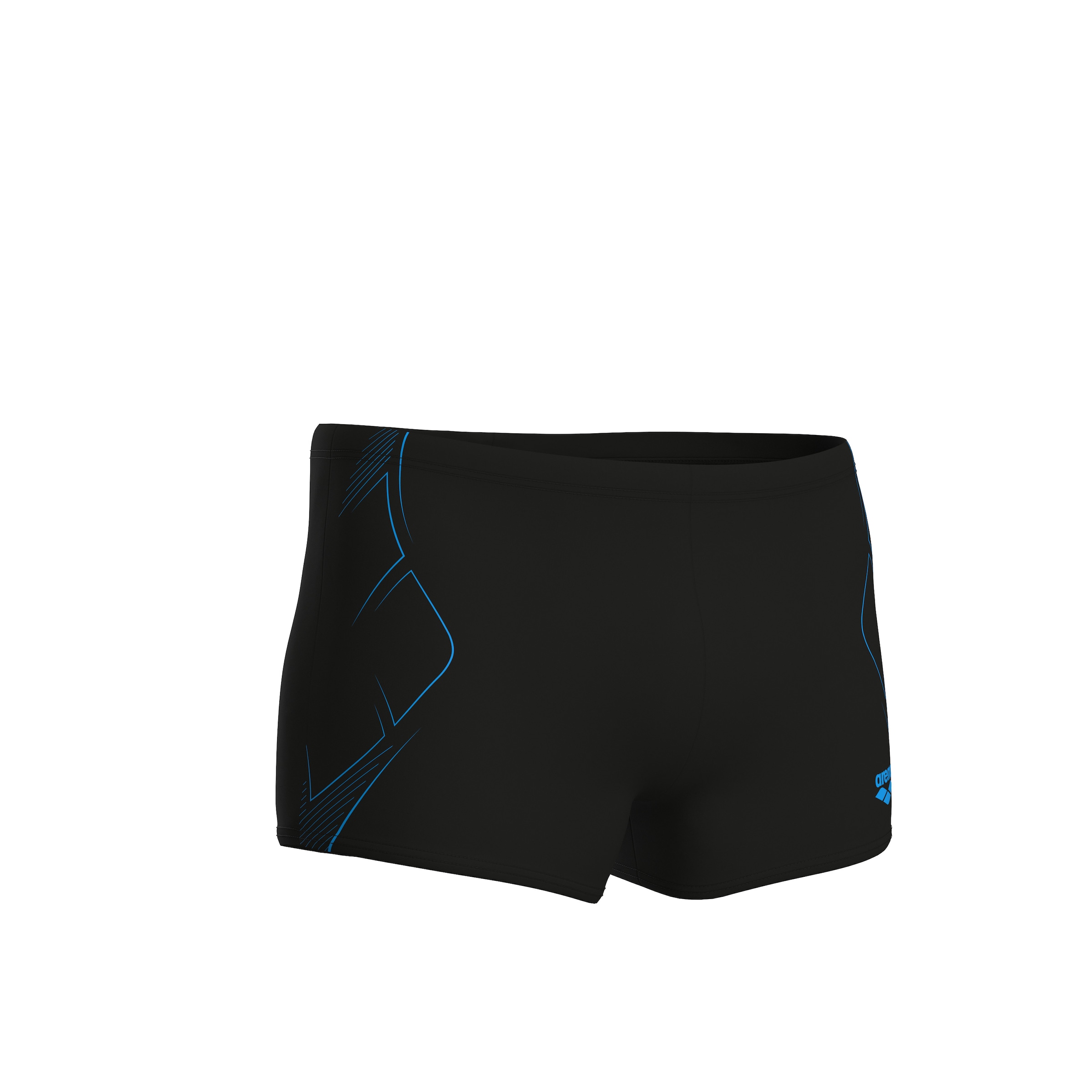 Arena Short de bain »M ARENA GRAPHIC SWIM SHORT« coupe sportive, avec cordon de serrage intérieur, résistant au chlore