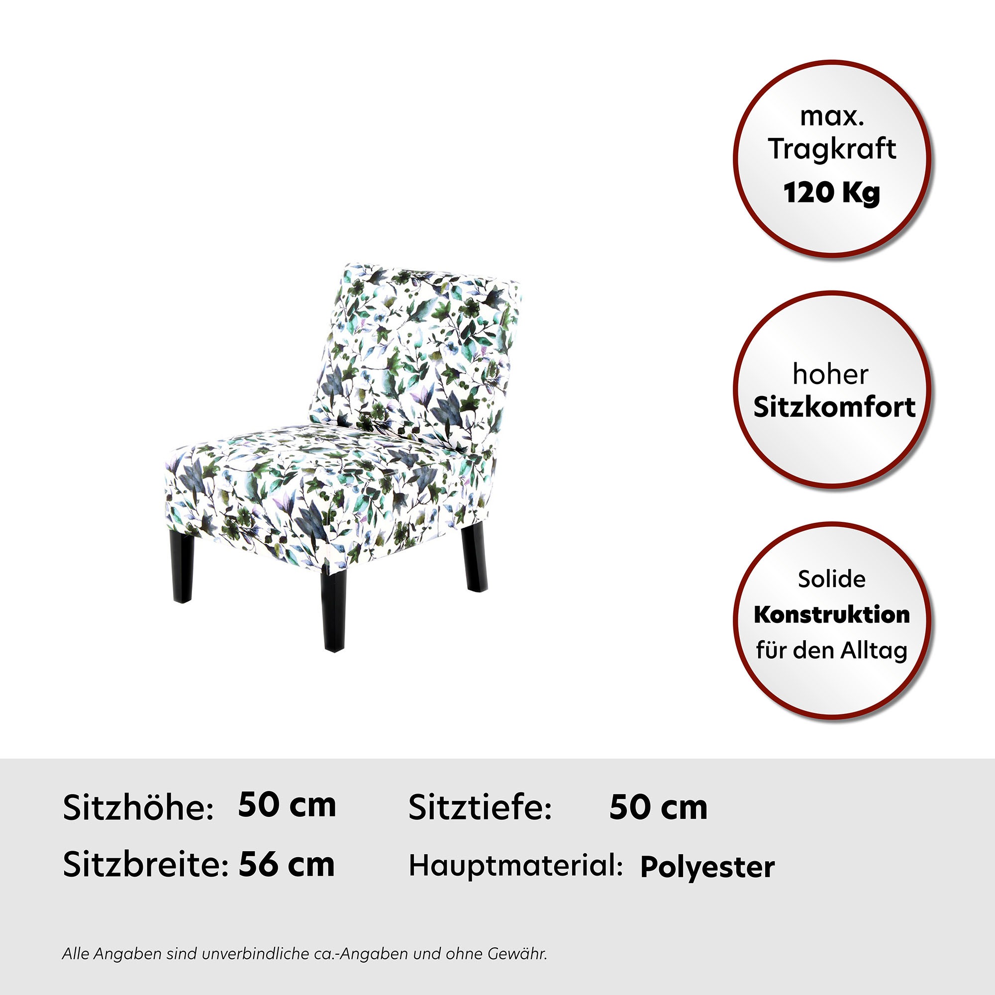 Kayoom Stuhl »Indira 210, mit gepolsterter Sitzfläche und Rückenlehne« () 1 Stk.stilvoll, modern, ideal für moderne Einrichtungen