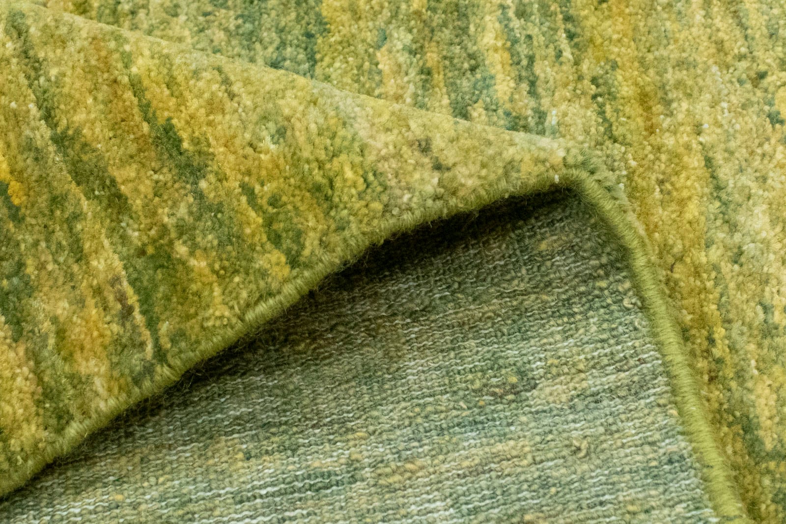 »Loribaft jetzt kaufen grün«, rechteckig, handgeknüpft handgeknüpft Wollteppich Teppich morgenland