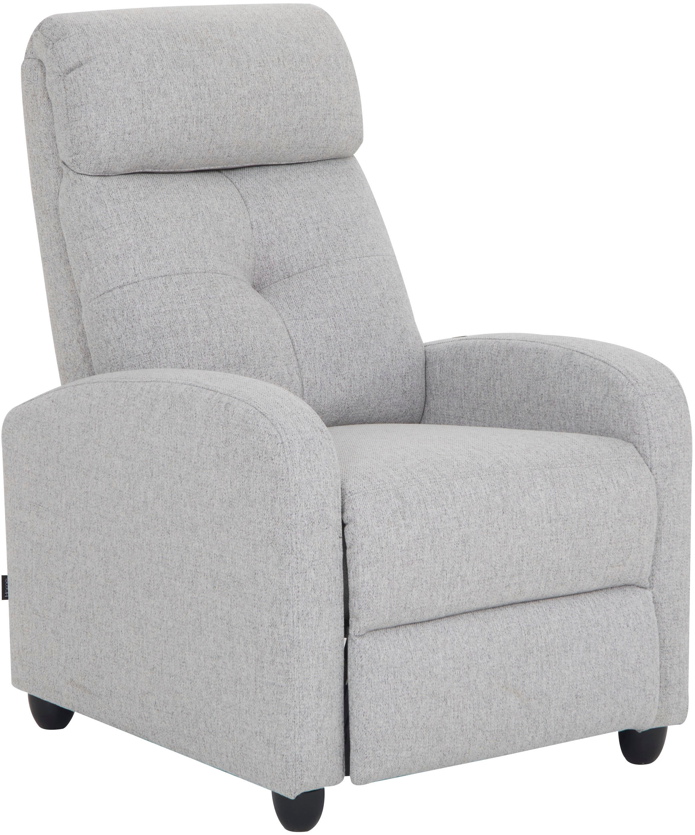 Home affaire Relaxsessel »VESOUL, TV-Sessel, Ruhesessel mit Schlaffunktion, Webstoff«, Loungesessel mit manueller Relax- und Liegefunktion (105°-135°)