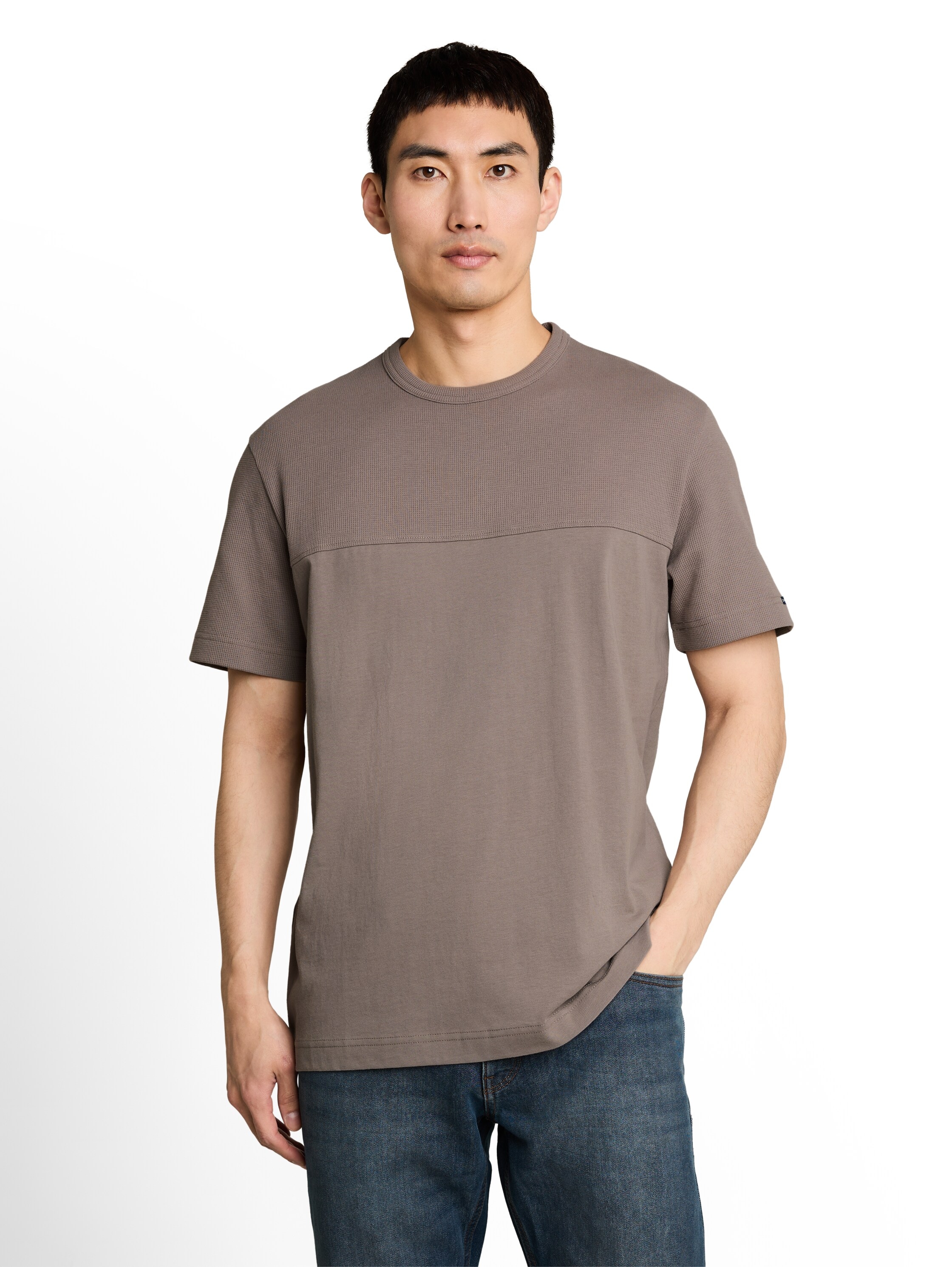 Image of TOM TAILOR Kurzarmshirt Sommershirt mit Struktur-Details