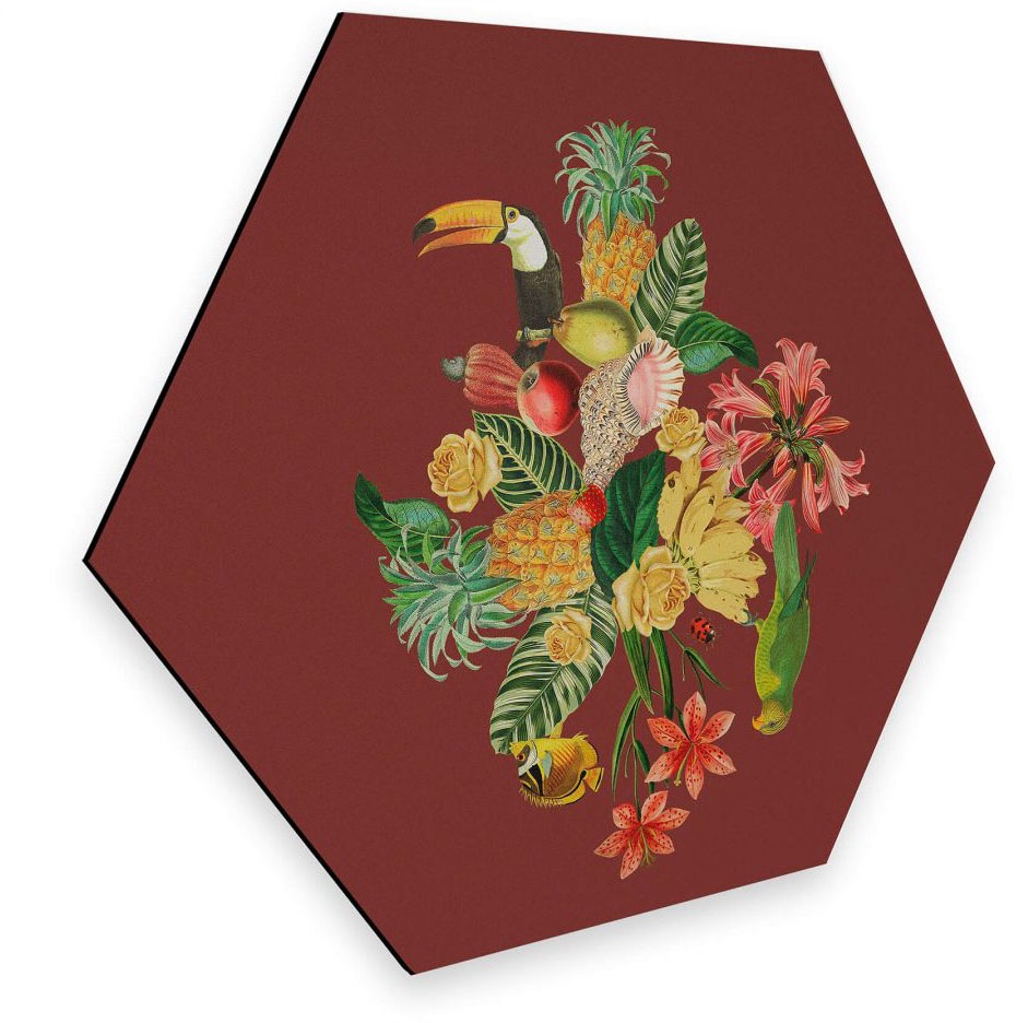 Image of Wall-Art Metallbild »Tropischer Dschungel Vogel«, (1 St.) bei Ackermann Versand Schweiz