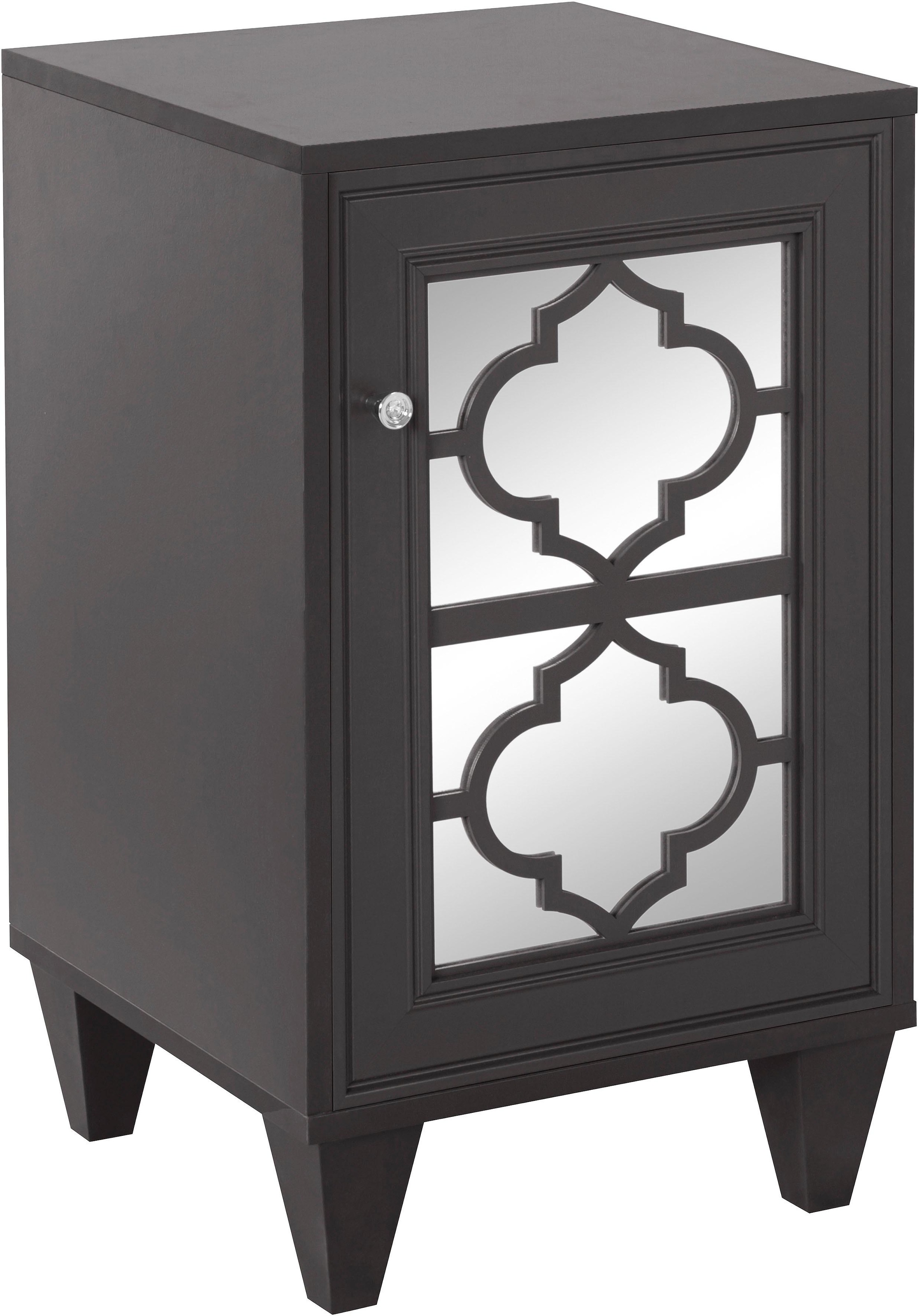 Image of Leonique Nachtkommode »Jessica«, mit Spiegelfront und schön ausgefrästen Profilen bei Ackermann Versand Schweiz