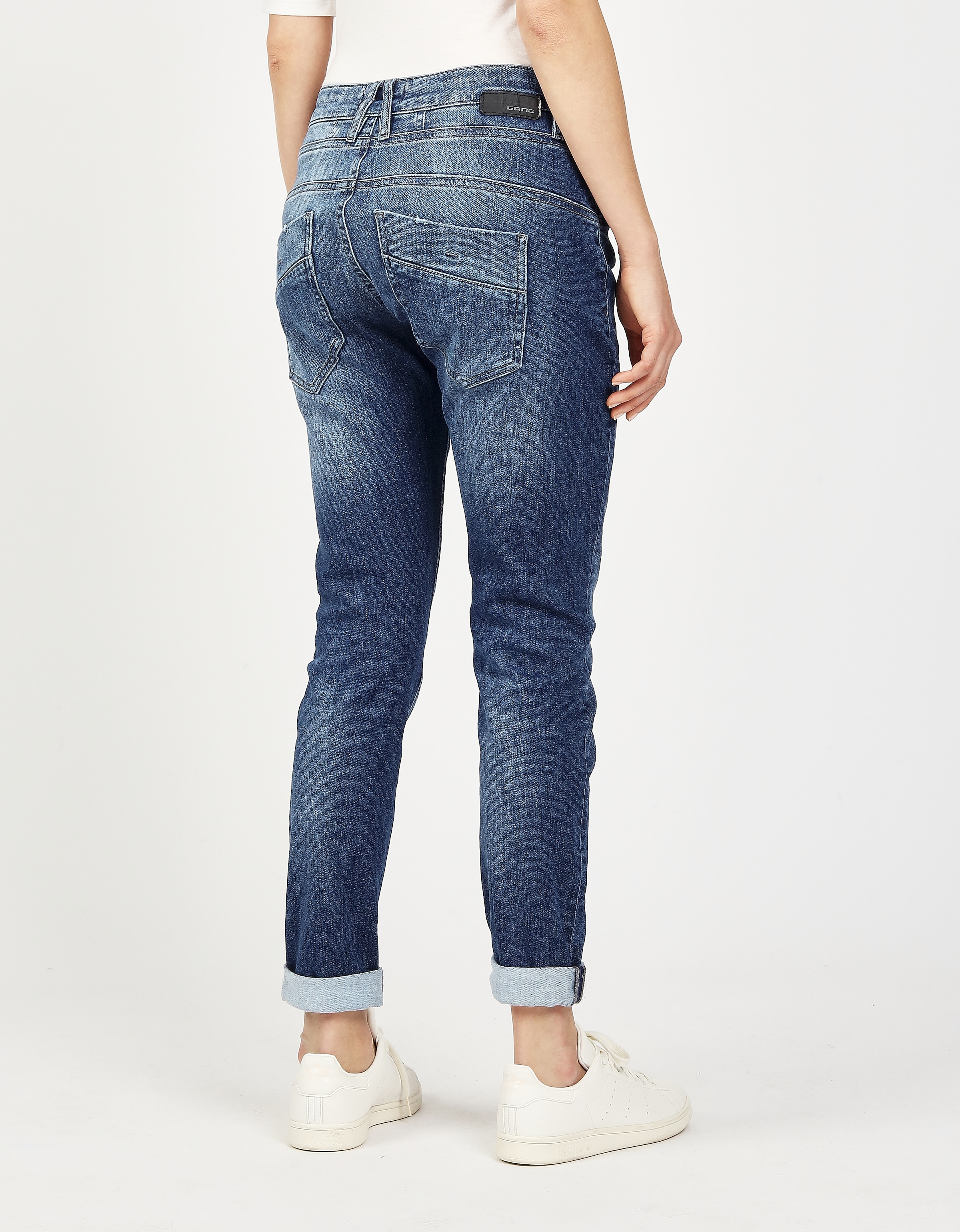 GANG 5-Pocket-Jeans »94GERDA«, aus Sweat Denim, Relaxed Fit