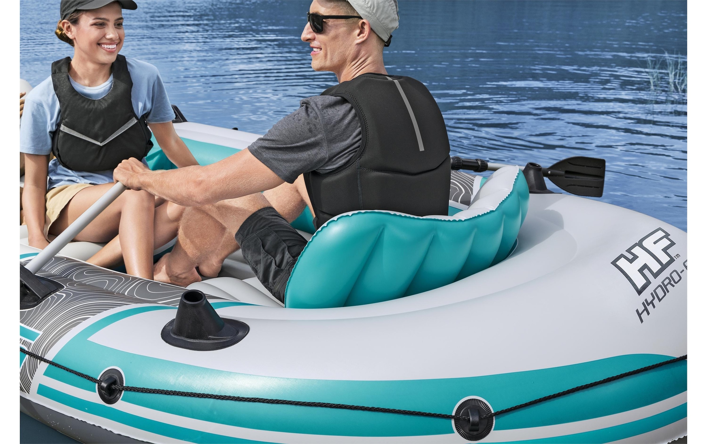 Bestway Bateau pneumatique »Hydro-Force Komplett-Set Adventure Elite X5« bottes en caoutchouc