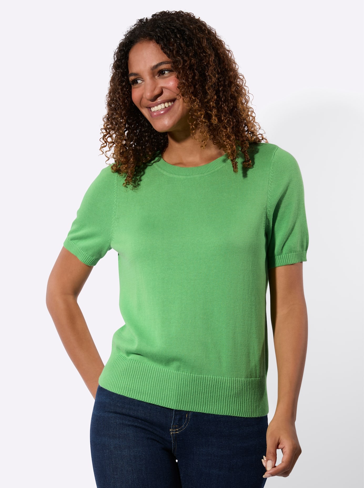 Casual Looks Kurzarmpullover »Kurzarm-Pullover«