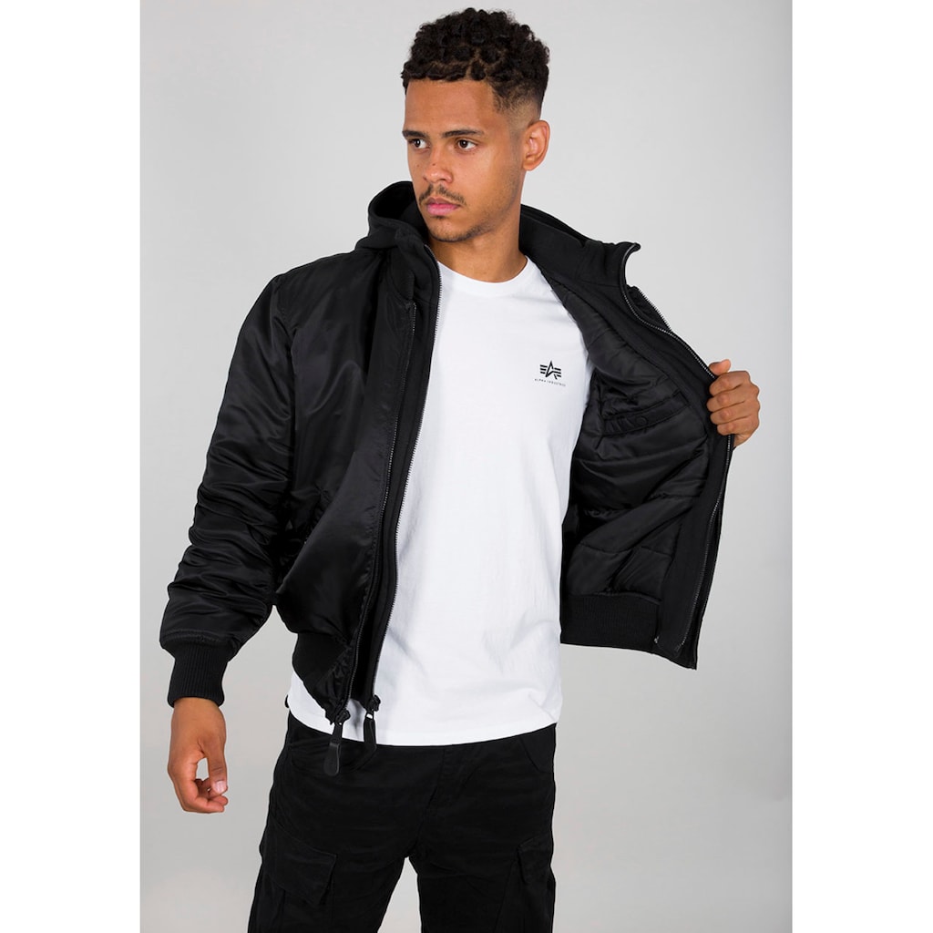 Alpha Industries Bomberjacke »MA-1 ZH Back Print«, mit Kapuze