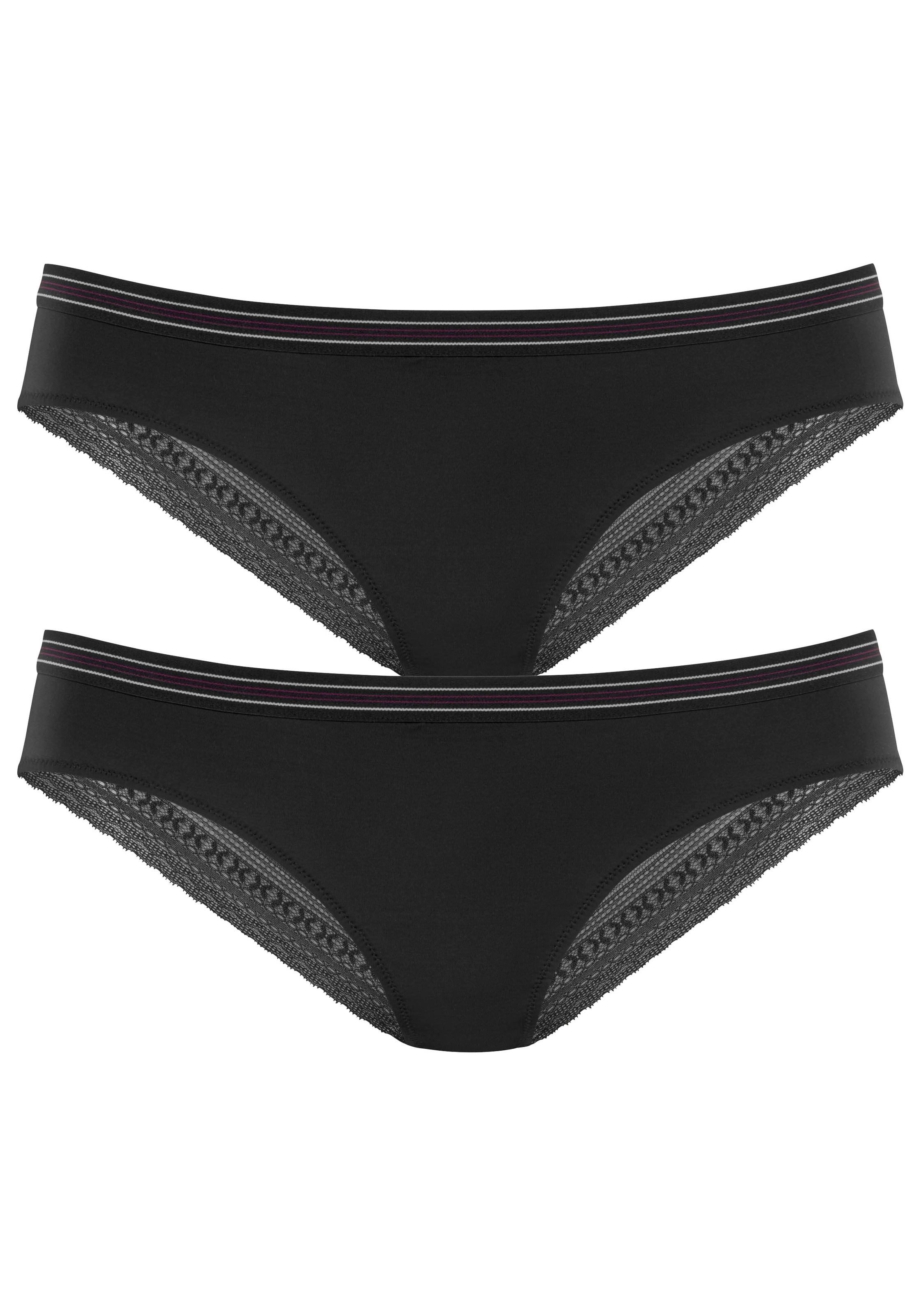 Image of s.Oliver Bikinislip Packung, 2 Stk. mit zarter Spitze hinten