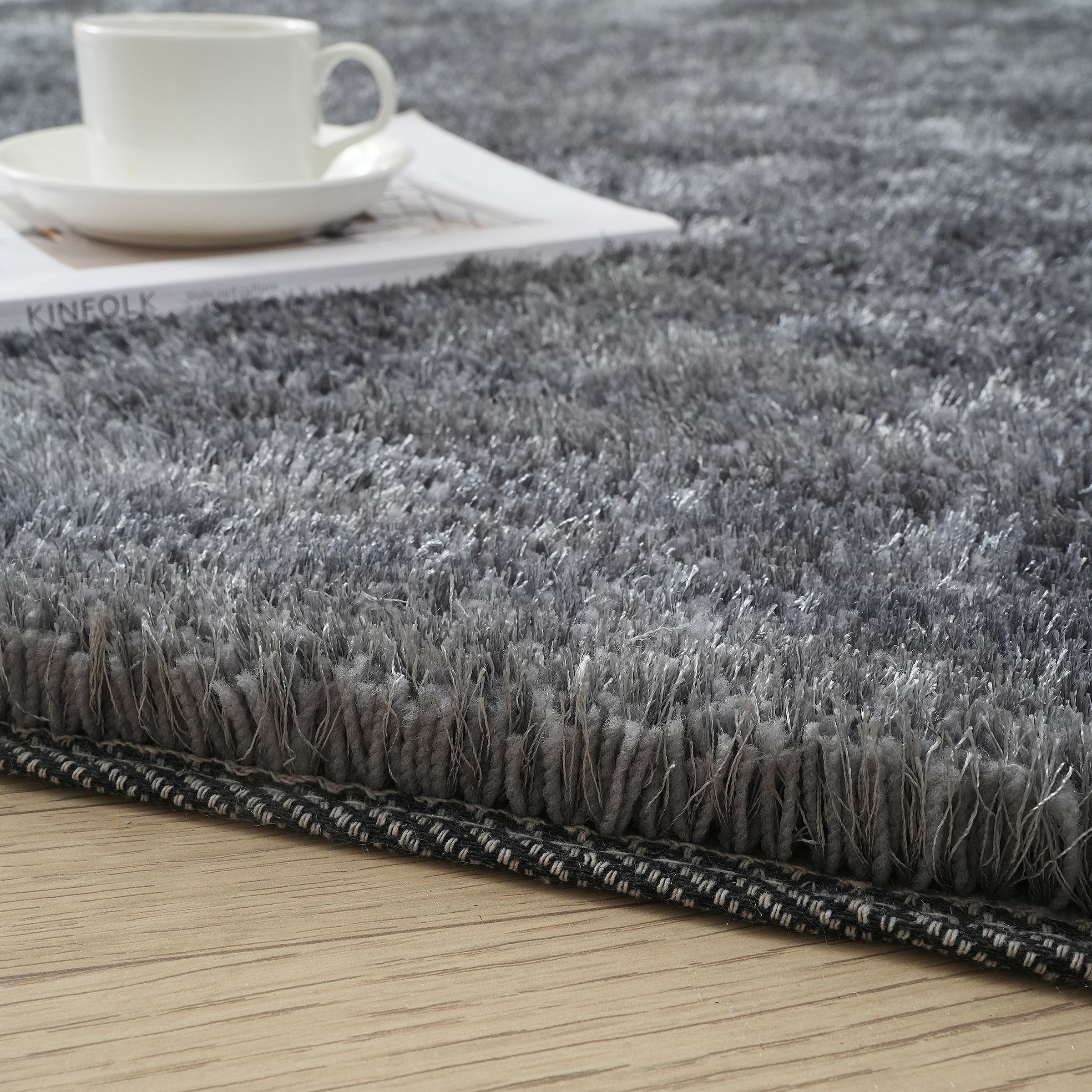 Bruno Banani Teppich »Dana Teppich, besonders weich und kuschelig, Kundenliebling«, rechteckig, 30 mm Höhe, uni, Mikrofaser Teppiche, Wohnzimmer, Schlafzimmer, Esszimmer