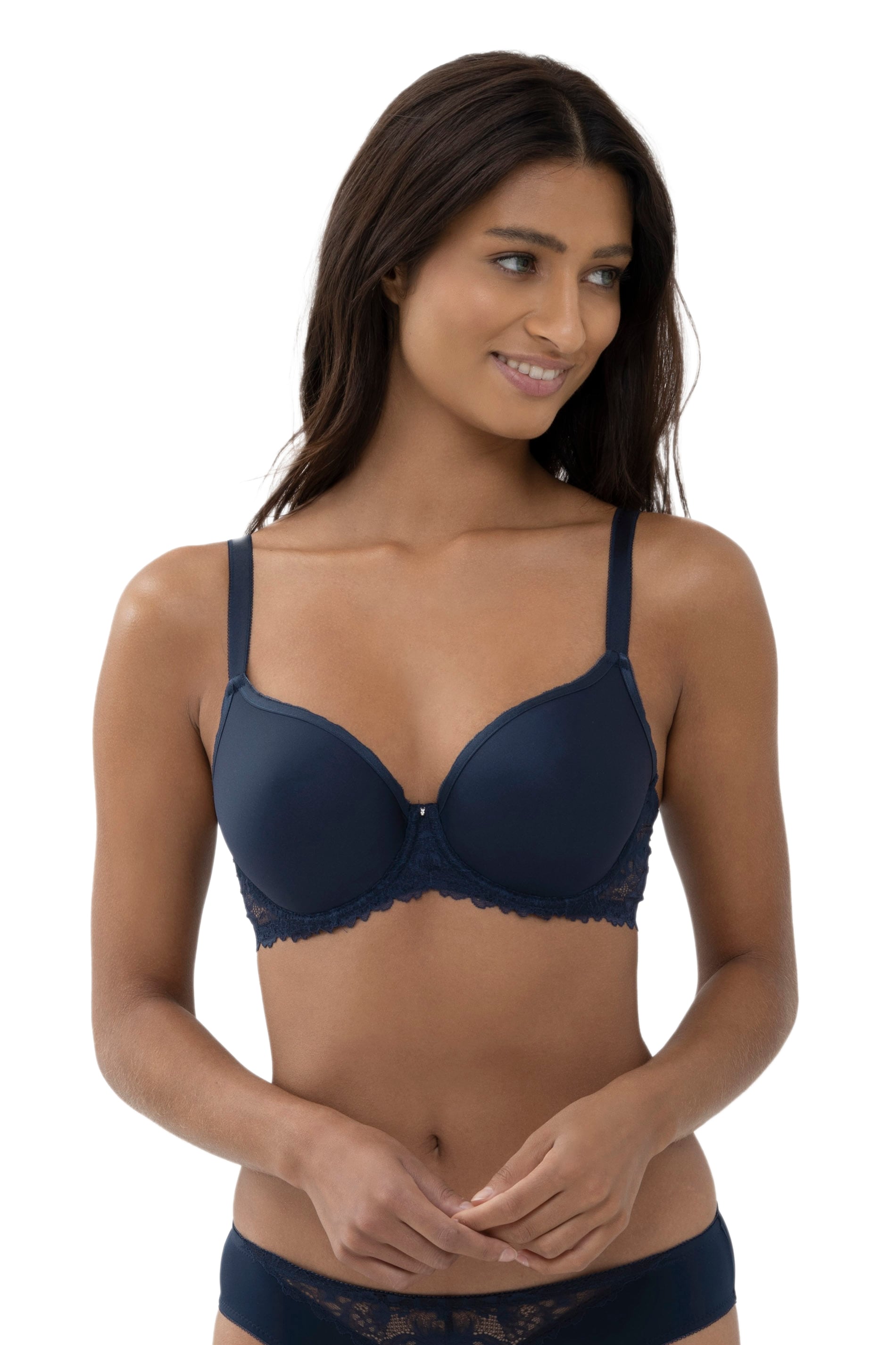 Image of Mey Bügel-BH "Luxurious" Zweifarbige Spitze, Zierträger verstellbar, Full-Cup