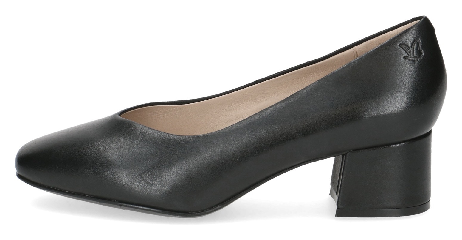 Caprice Pumps, Abendschuh, Festtagsschuh, Blockabsatz, in modischer Karreeform