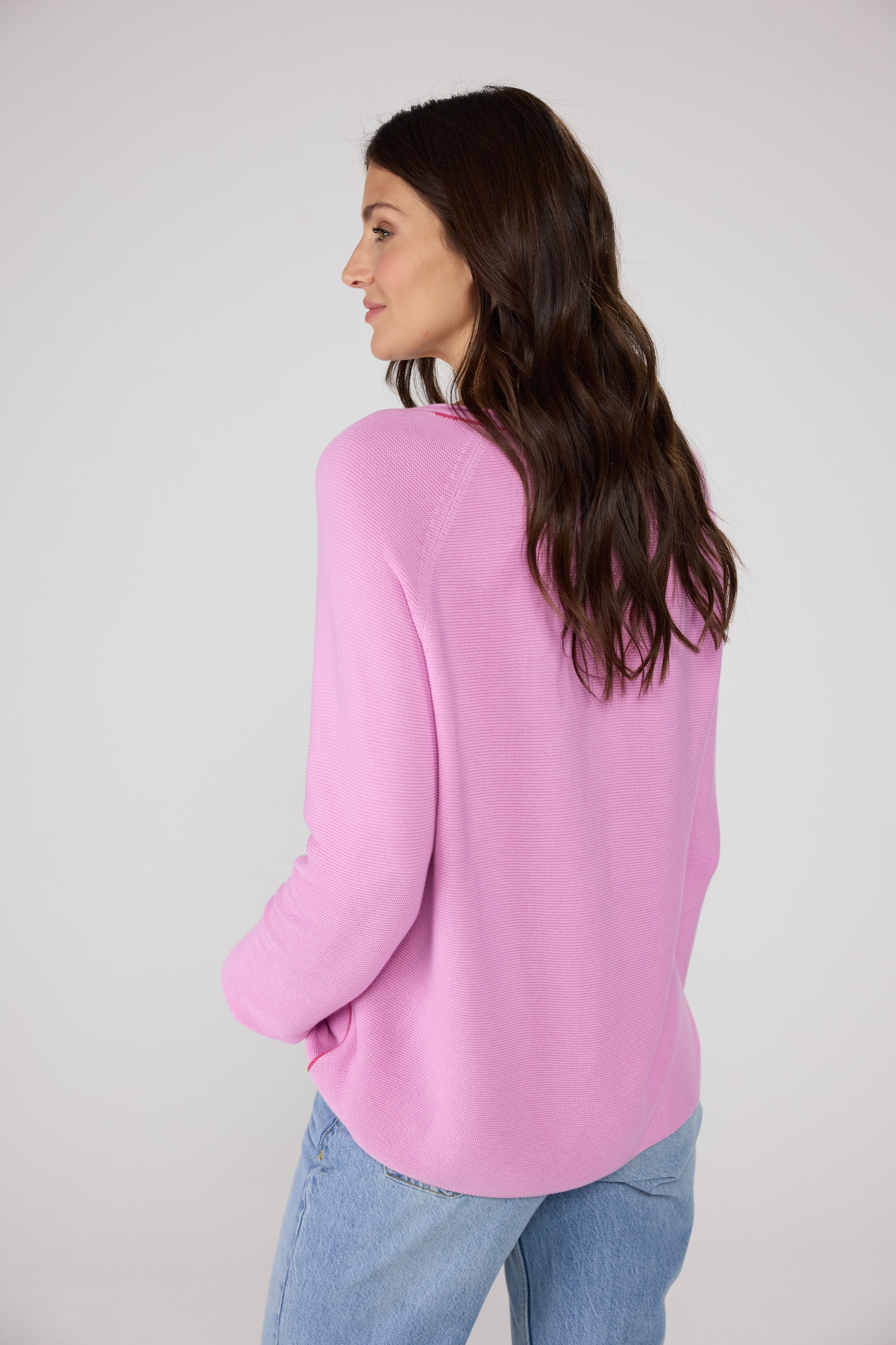 Lieblingsstück Strickpullover »AilaniL«, mit Rollkante am Ausschnitt