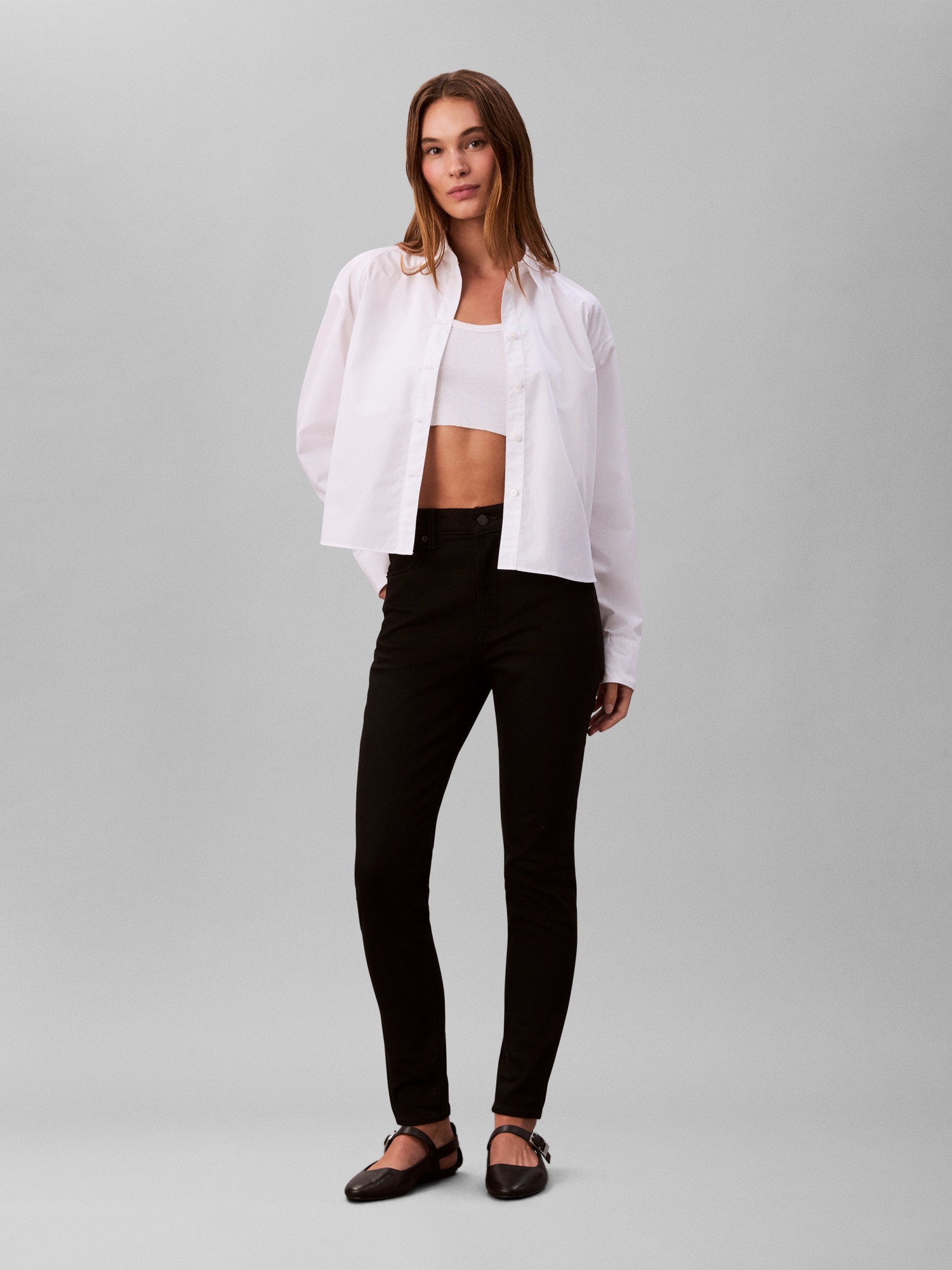 Image of Calvin Klein Jeans Skinny-fit-Jeans "HIGH RISE" klassische schmalgeschnittene Jeans