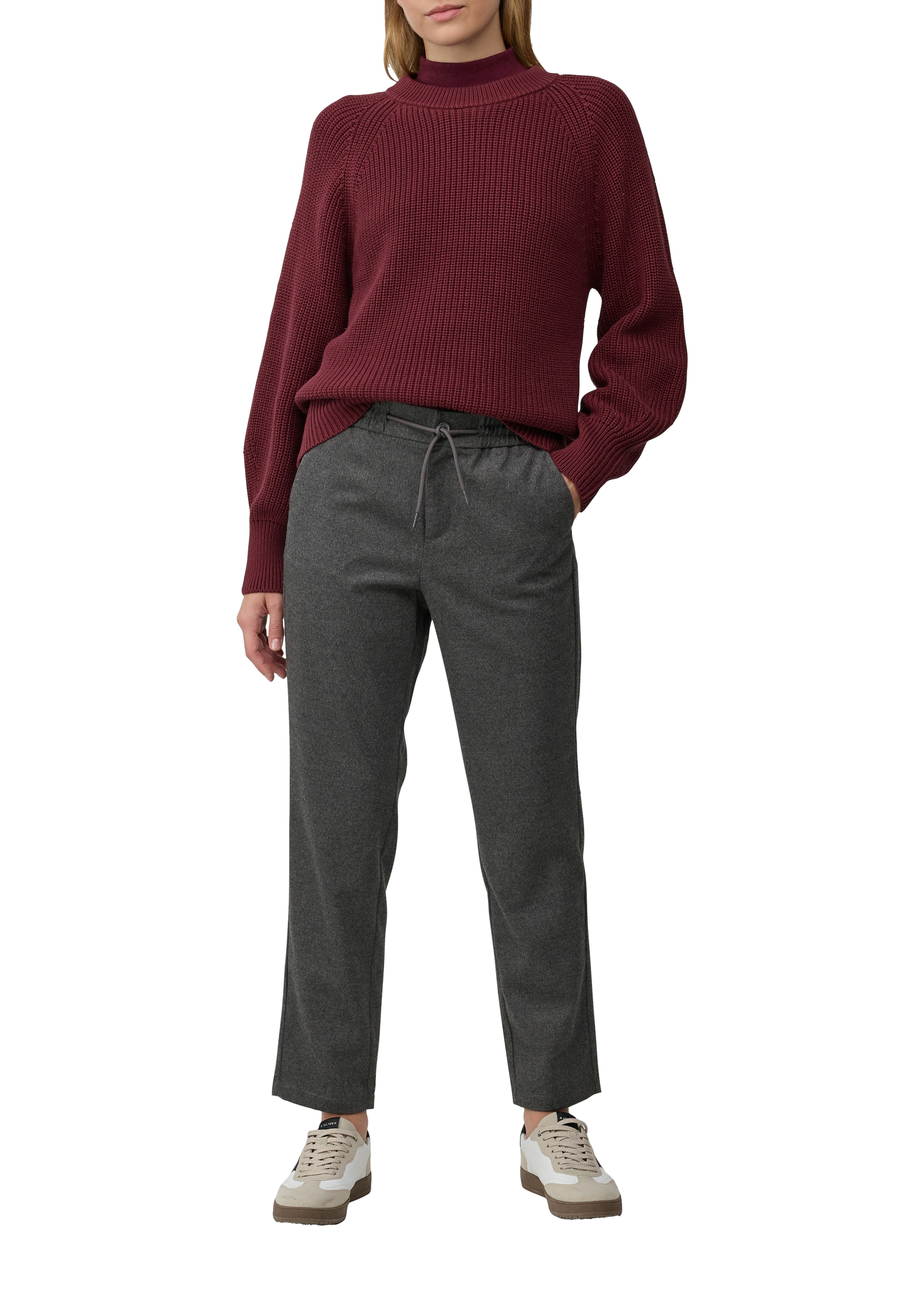 s.Oliver Pantalon en tissu  mit elastischem Bund