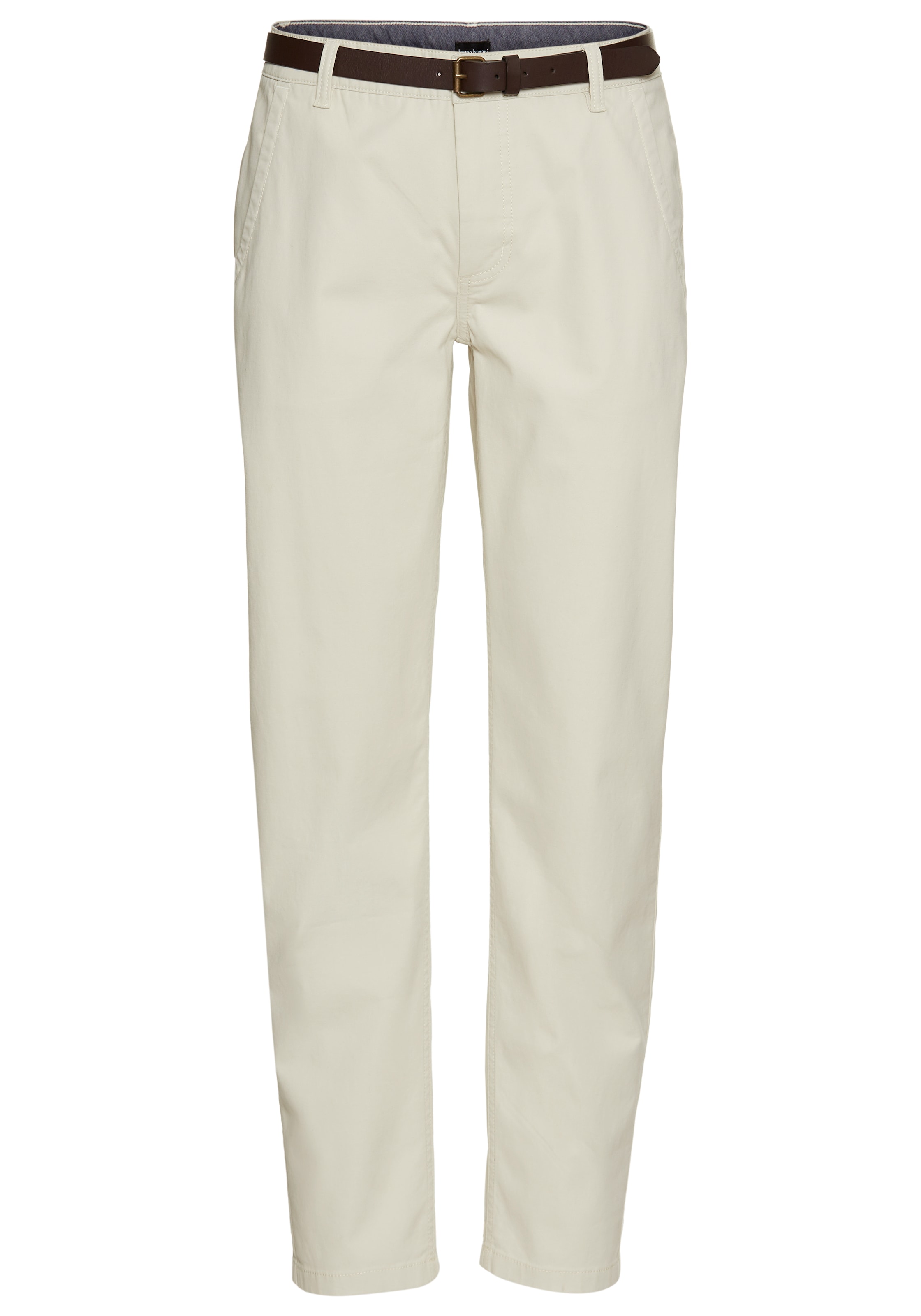 Bruno Banani Chinohose, (Set, mit abnehmbarem Gürtel)