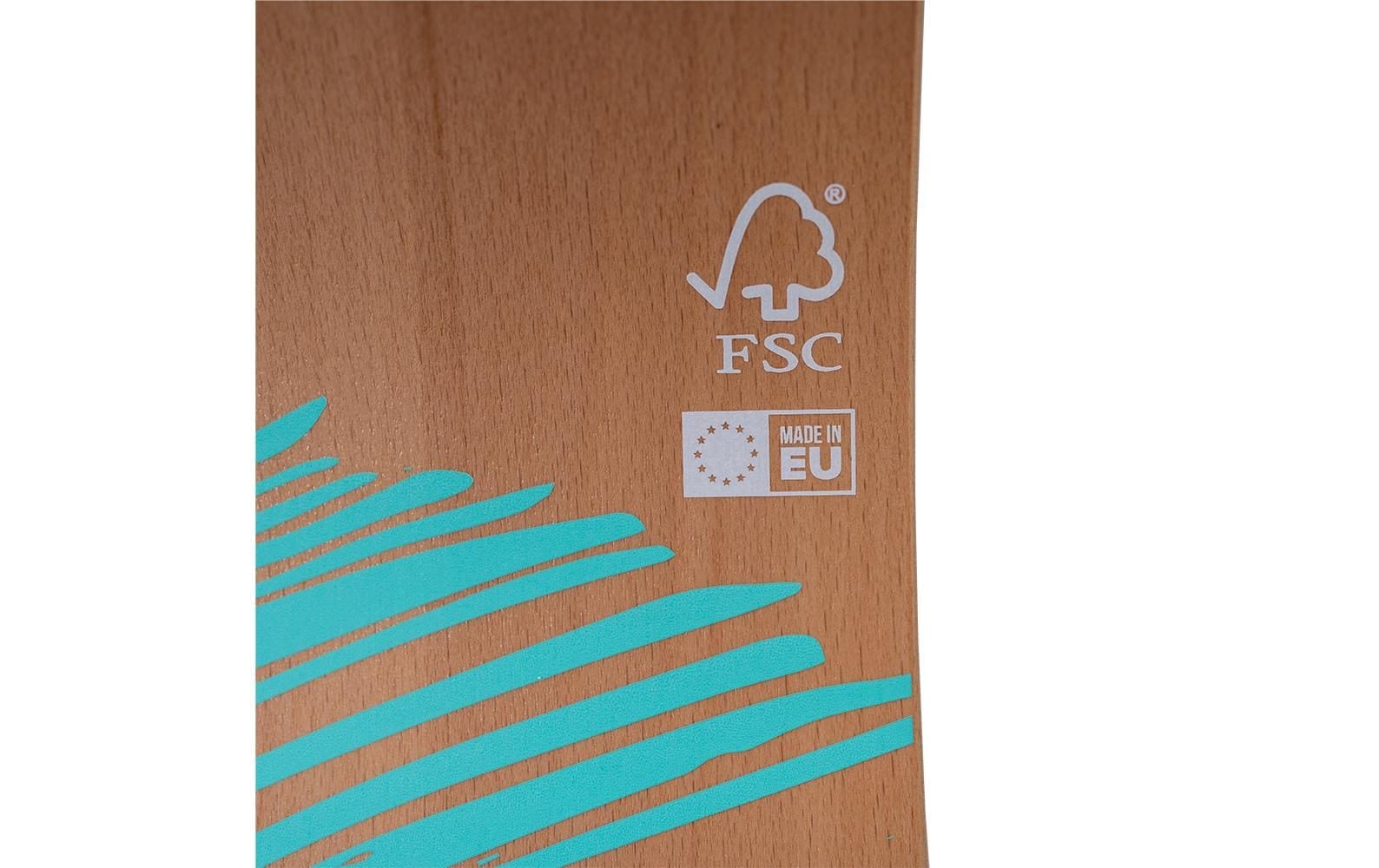 Gibbon Balanceboard »Slackboard Set Zen Blue Set 106 cm Buche«