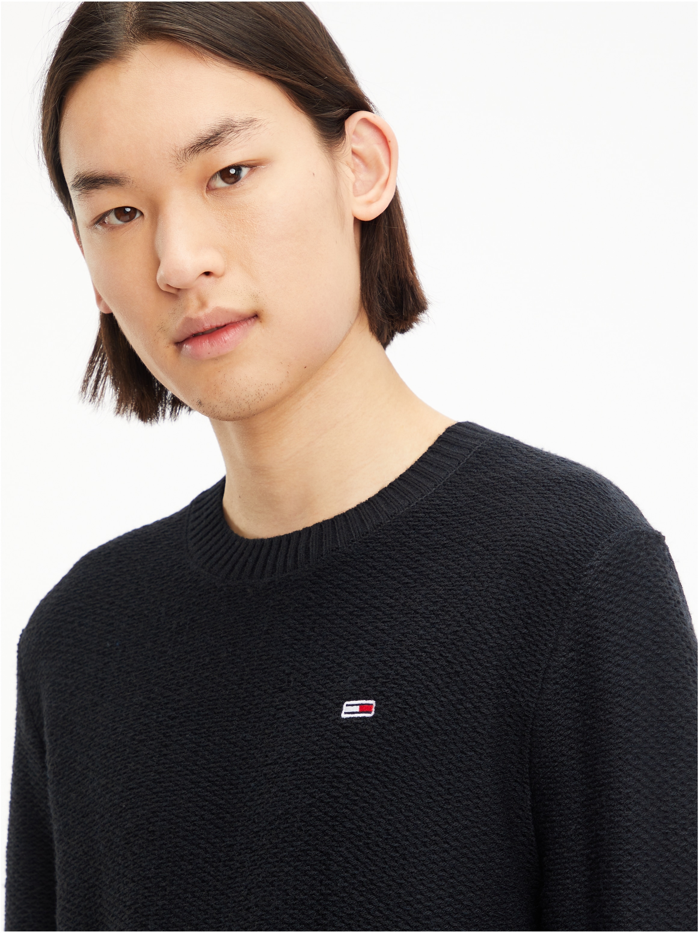 Tommy Jeans Strickpullover »TJM REGULAR STRUCTURED SWEATER«