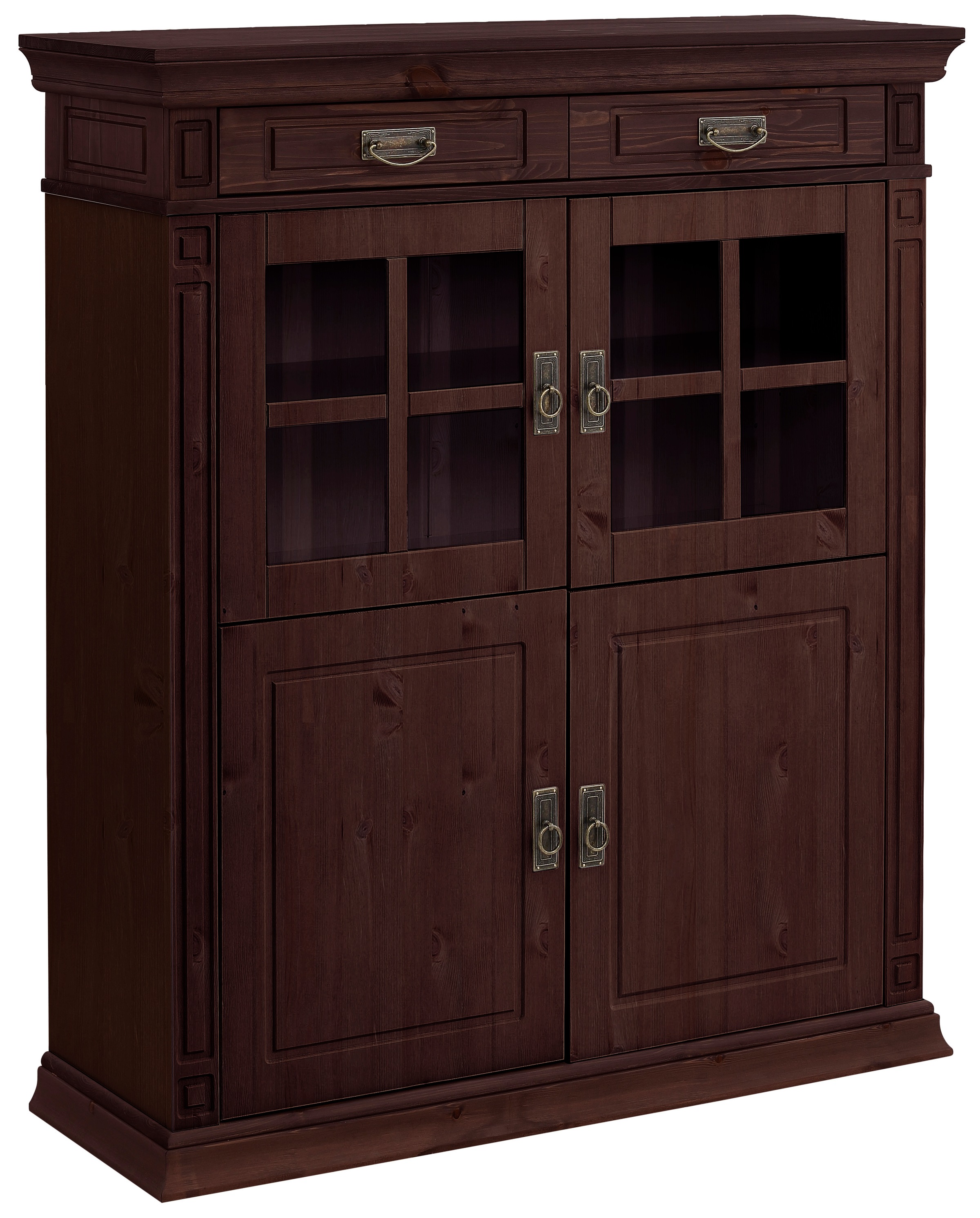 Image of GOODproduct Highboard "Vinales" B/T/H:109/39/130 cm, Vitrine, Breite 112 cm
