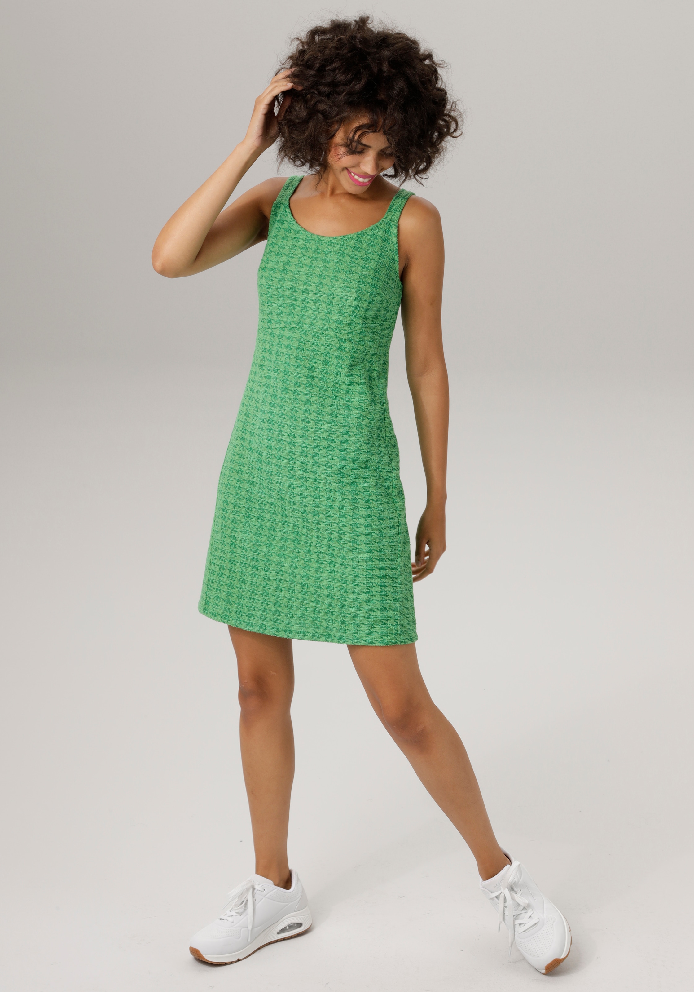 Aniston CASUAL versandkostenfrei auf aus mit Hahnentritt-Muster strukturiertem Minikleid, Jacquard