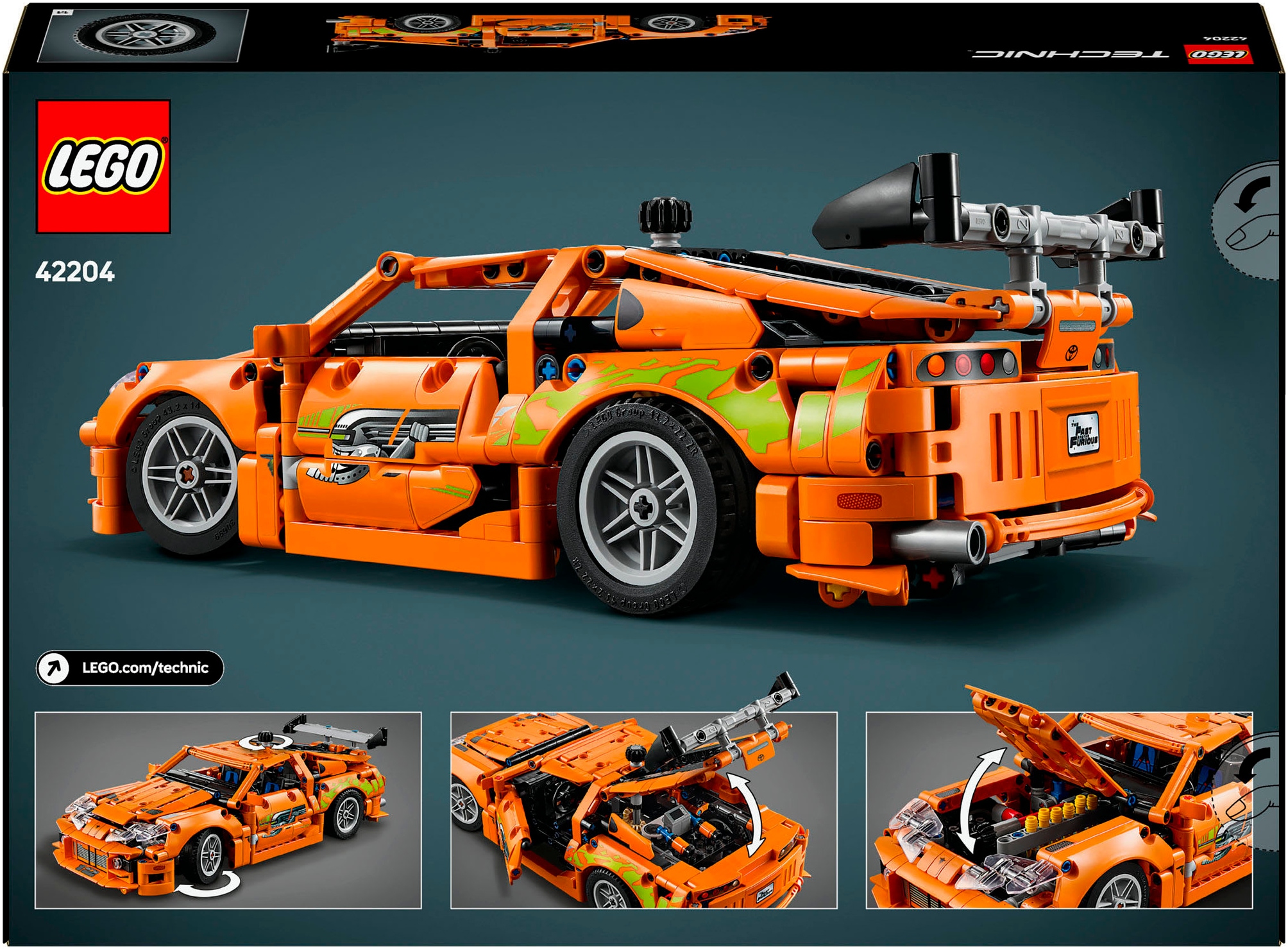 LEGO® Pions de construction »Fast and Furious Toyota Supra MK4 (42204), LEGO® Technic« Made in Europe