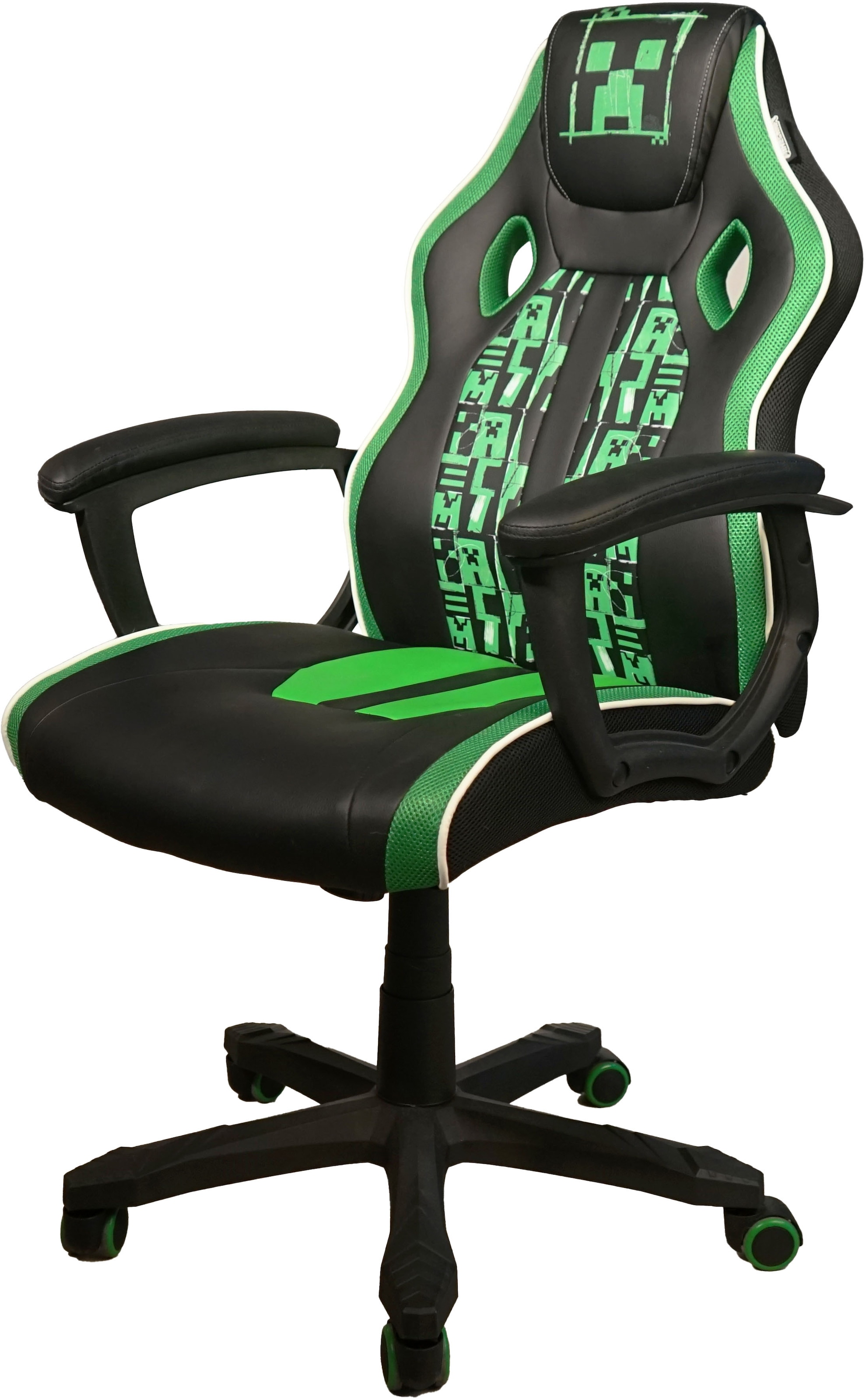 Image of Phoenix Gaming-Stuhl () 1 Stk.grüne Absetzungen, Racing Chair