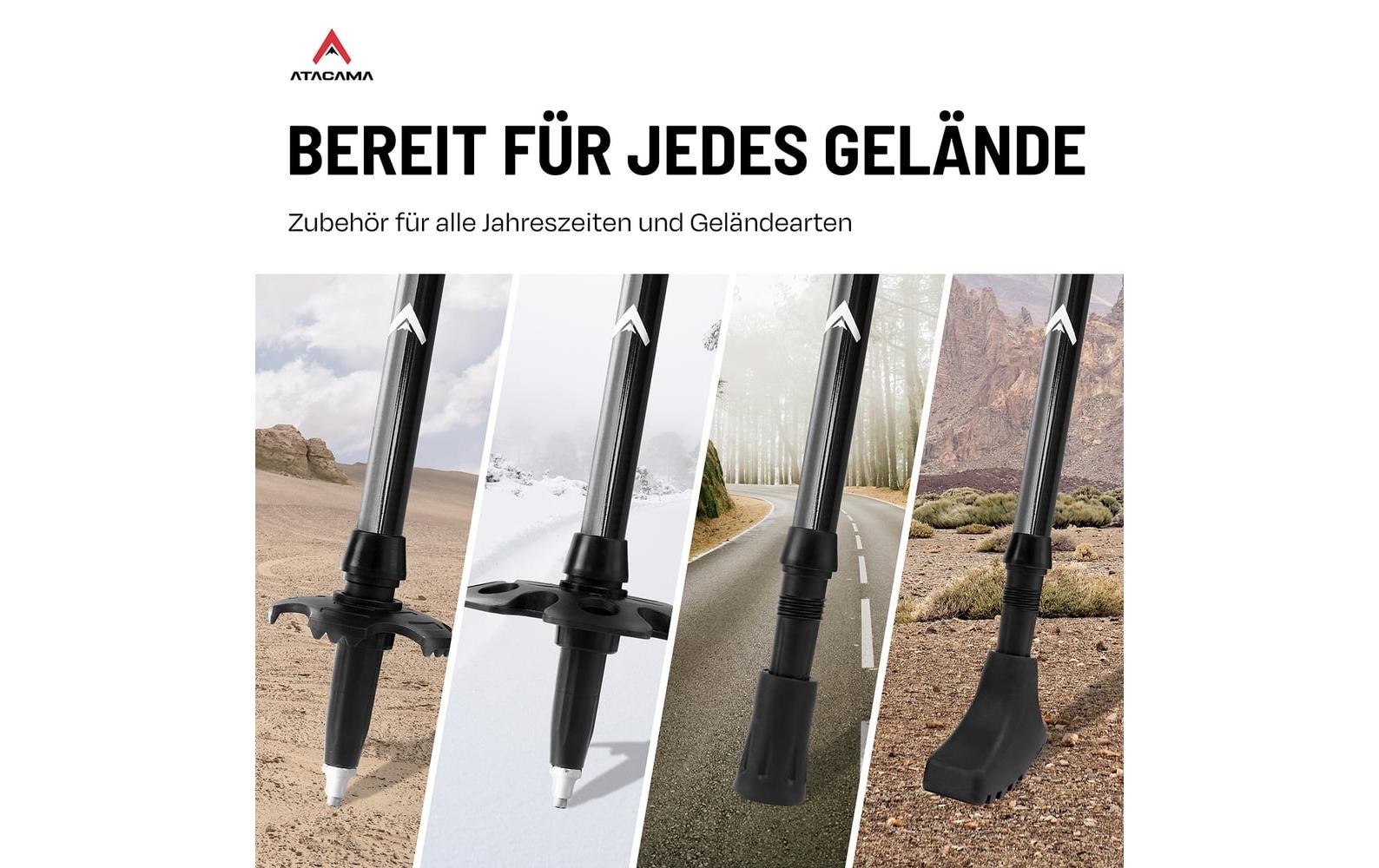   Bâtons télescopiques »Wandestöcke Atacama 13-tlg. 110-135 cm«