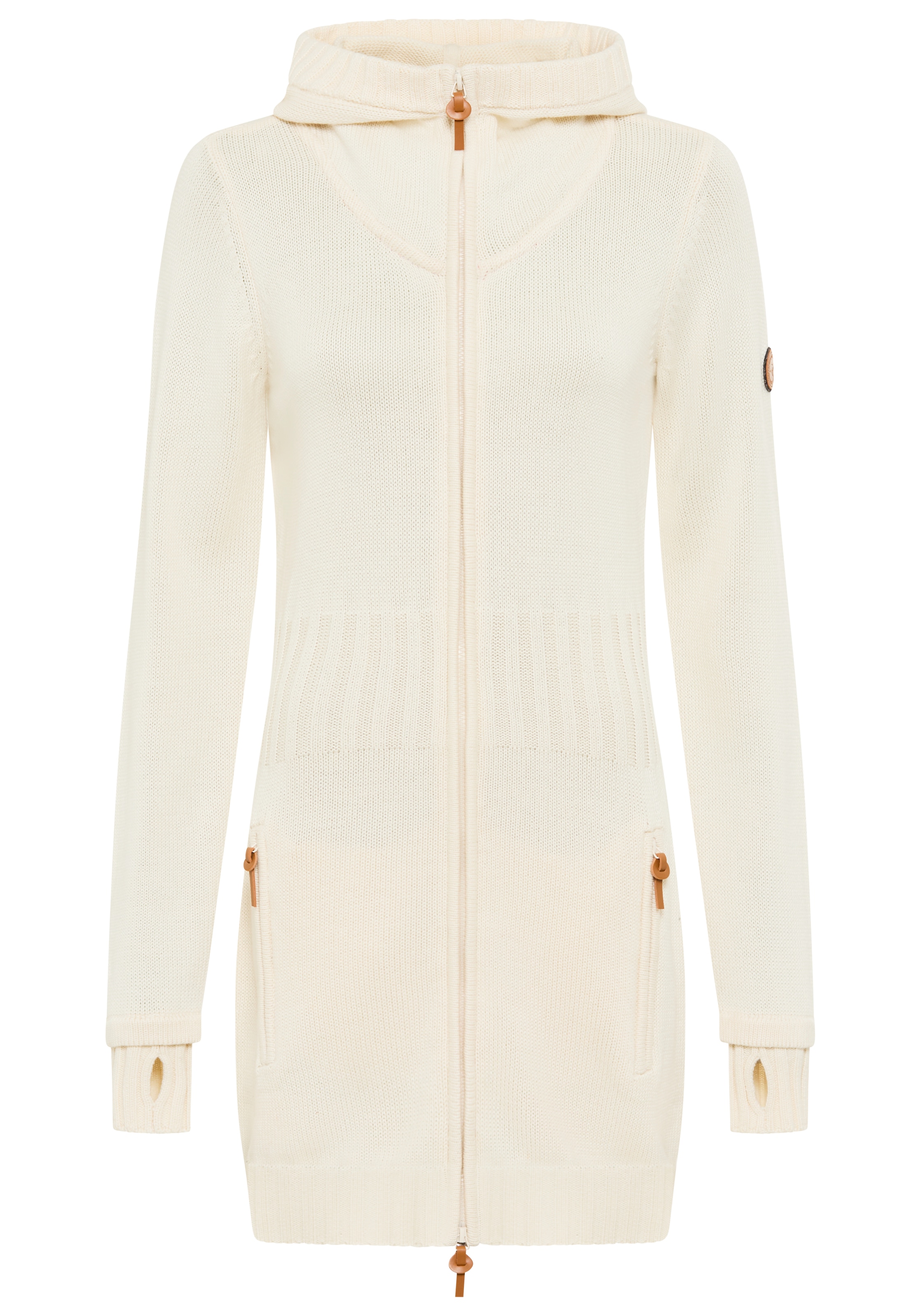 KangaROOS Cardigan à capuche in schmeichelnder Longform