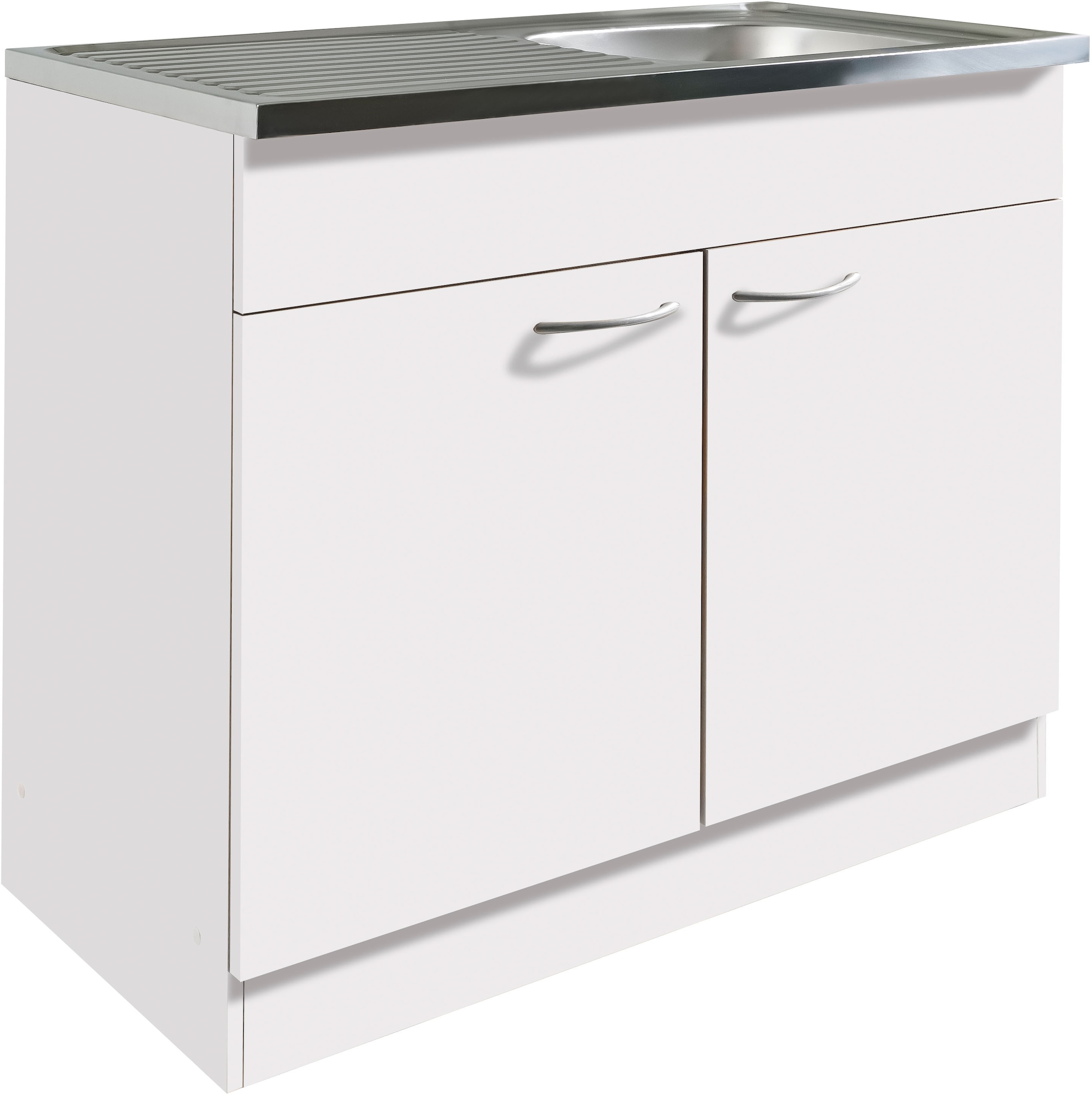 wiho Küchen Spülenschrank »Kiel« 100 cm breit, 50 cm tief, mit Auflagebecken