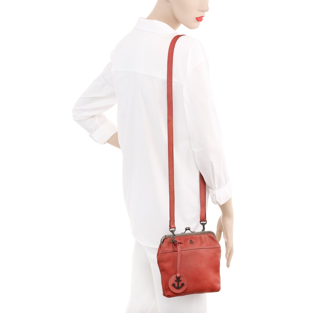 HARBOUR 2nd Mini Bag »Rosalie«, aus Leder mit typischen Marken-Anker-Label und Schmuckanhänger