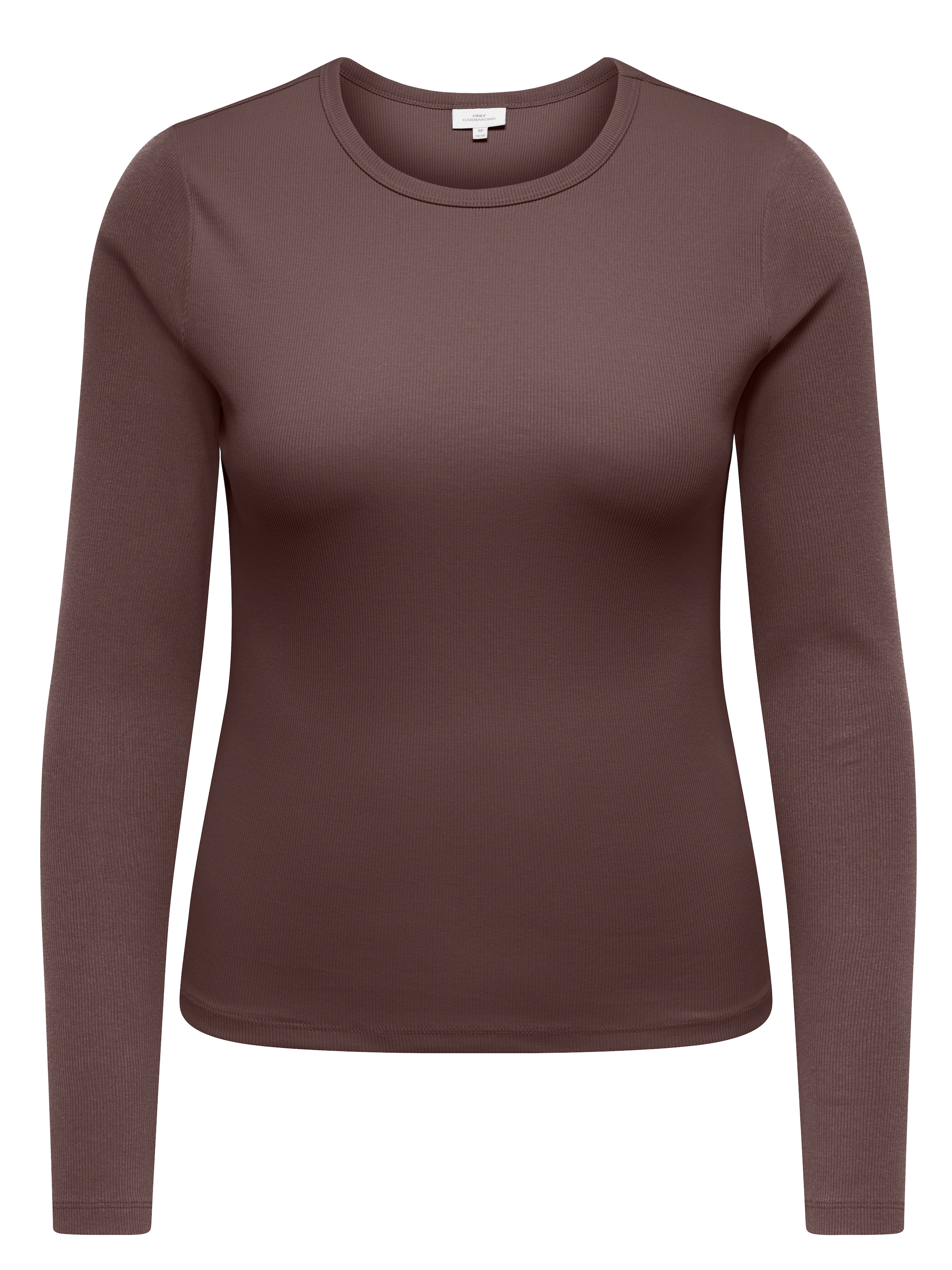 ONLY CARMAKOMA Langarmshirt »CARVAL L/S O-NECK TOP JRS NOOS« Baumwollmischung, regular fit
