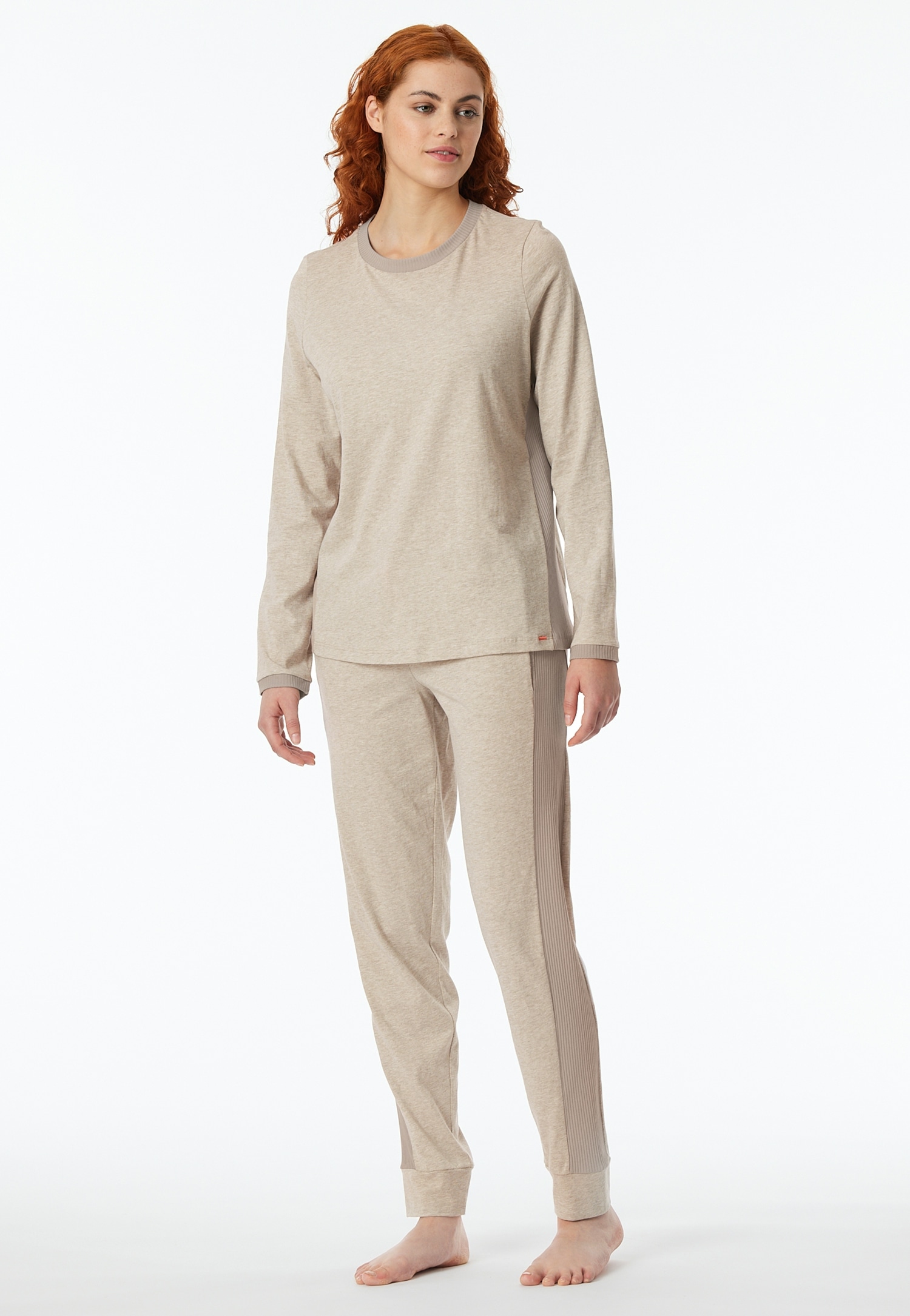 Schiesser Pyjama »"Casual Nightwear"«, (2 tlg.), mit lässigem Loose-Fit-Schnitt